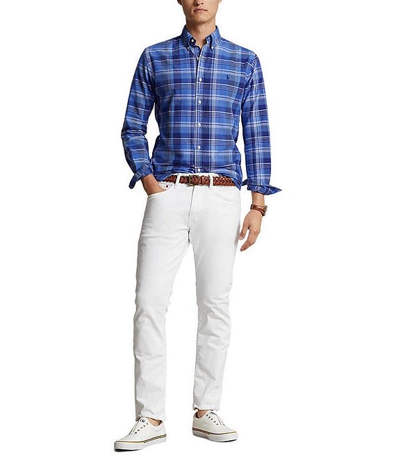 Chemise oxford bleu