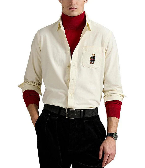 Chemise Oxford Polo Bear