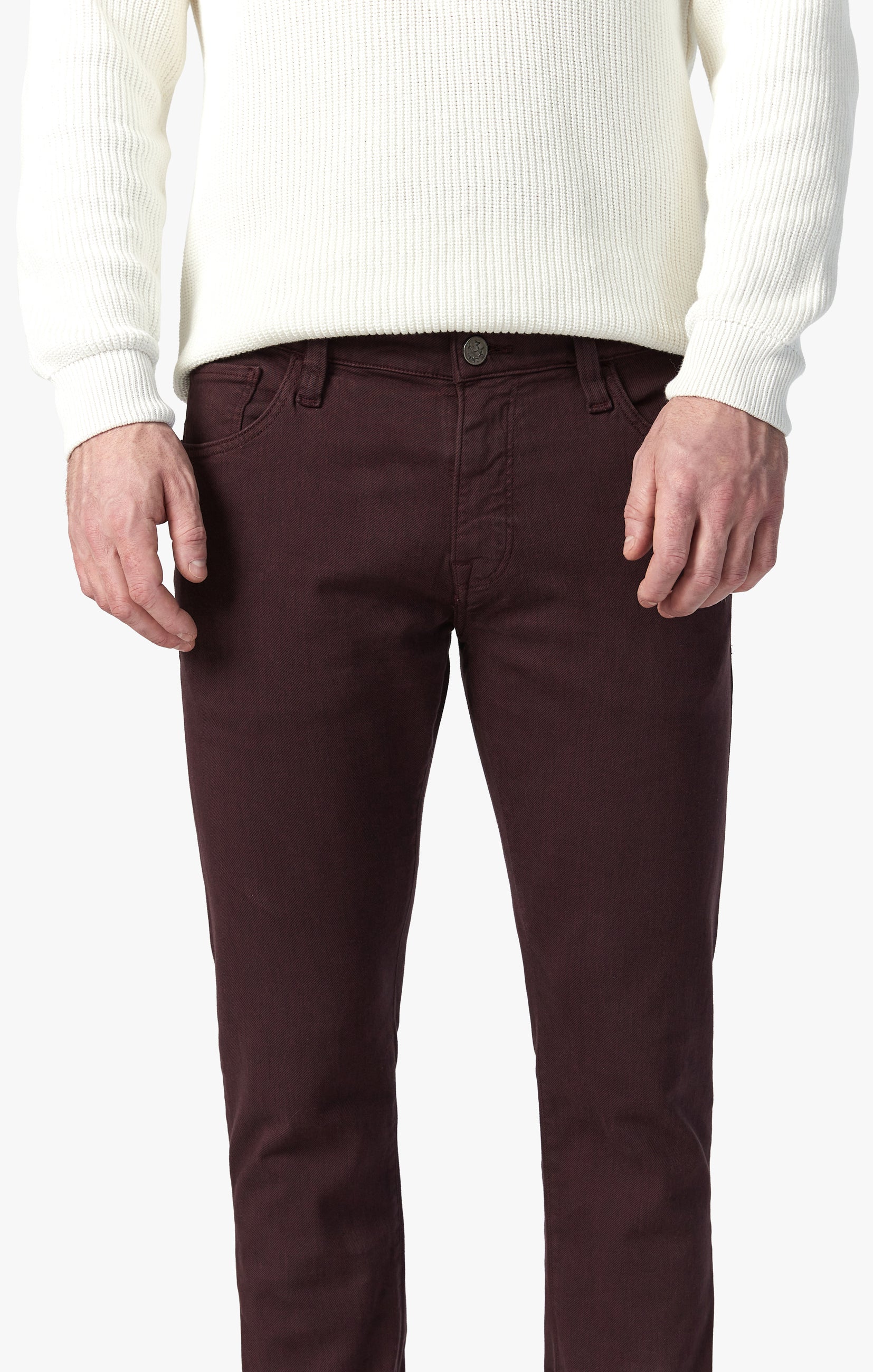 Jeans extensible cool Bordeau