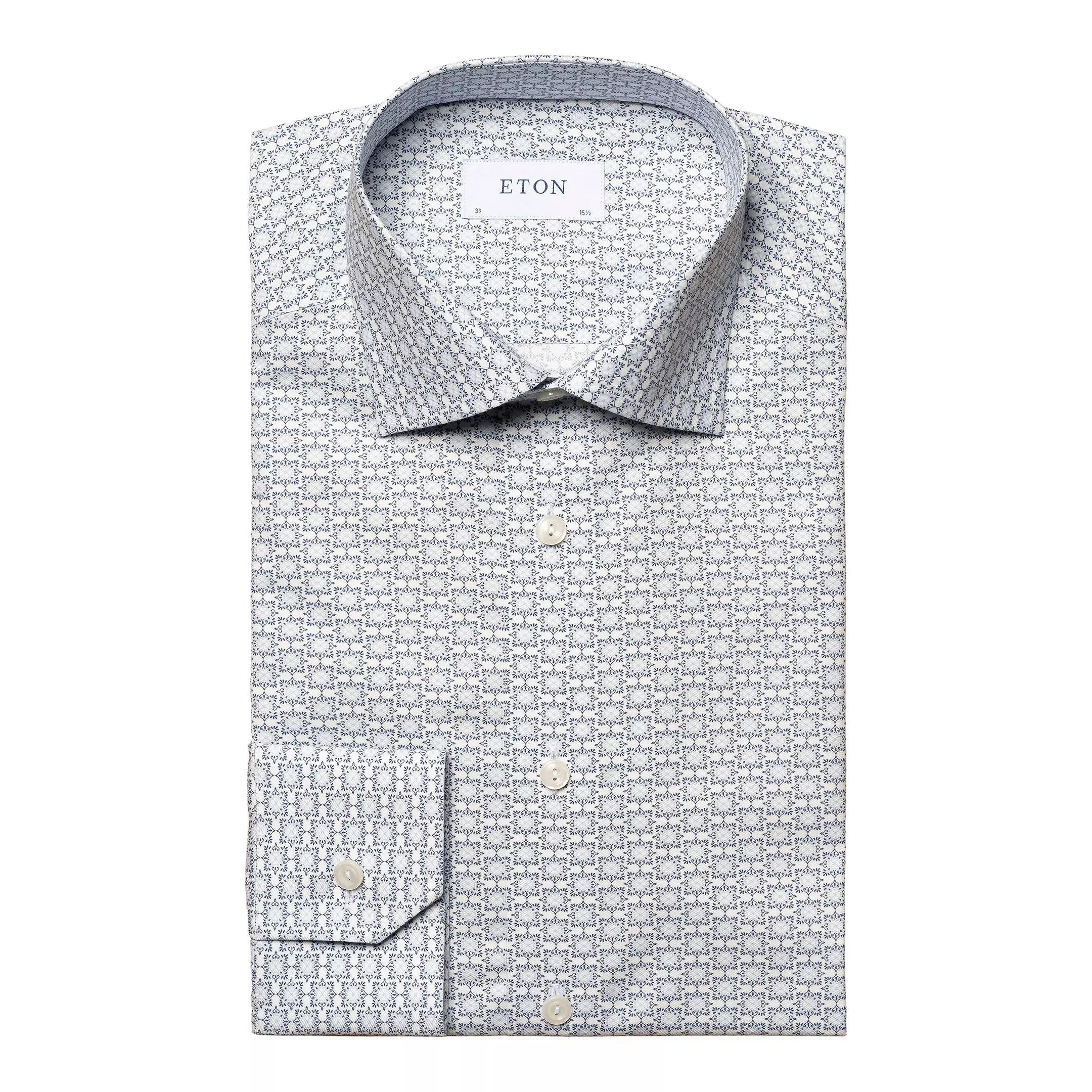 Chemise avec imprimé bleu pale