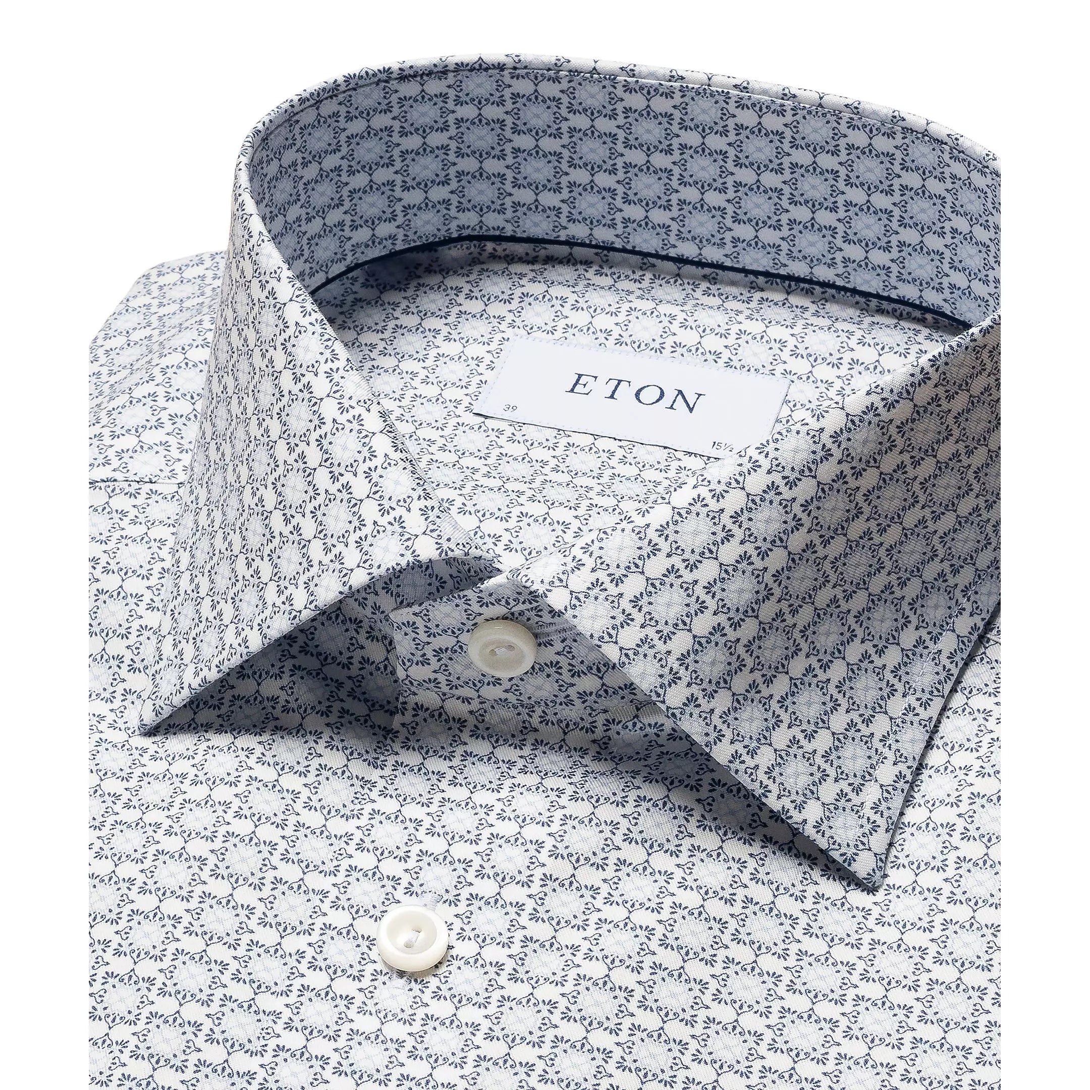 Chemise avec imprimé bleu pale