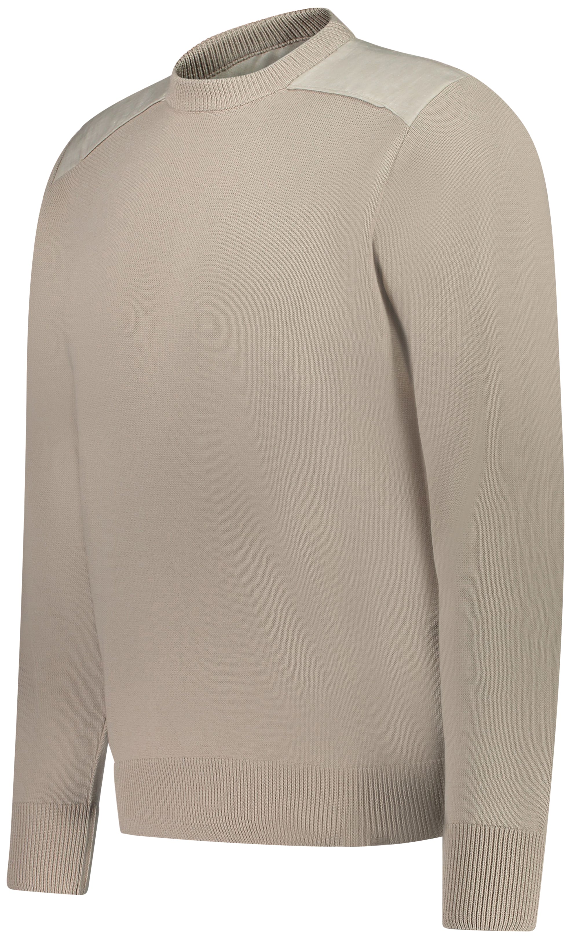 Pull de coton et lin beige