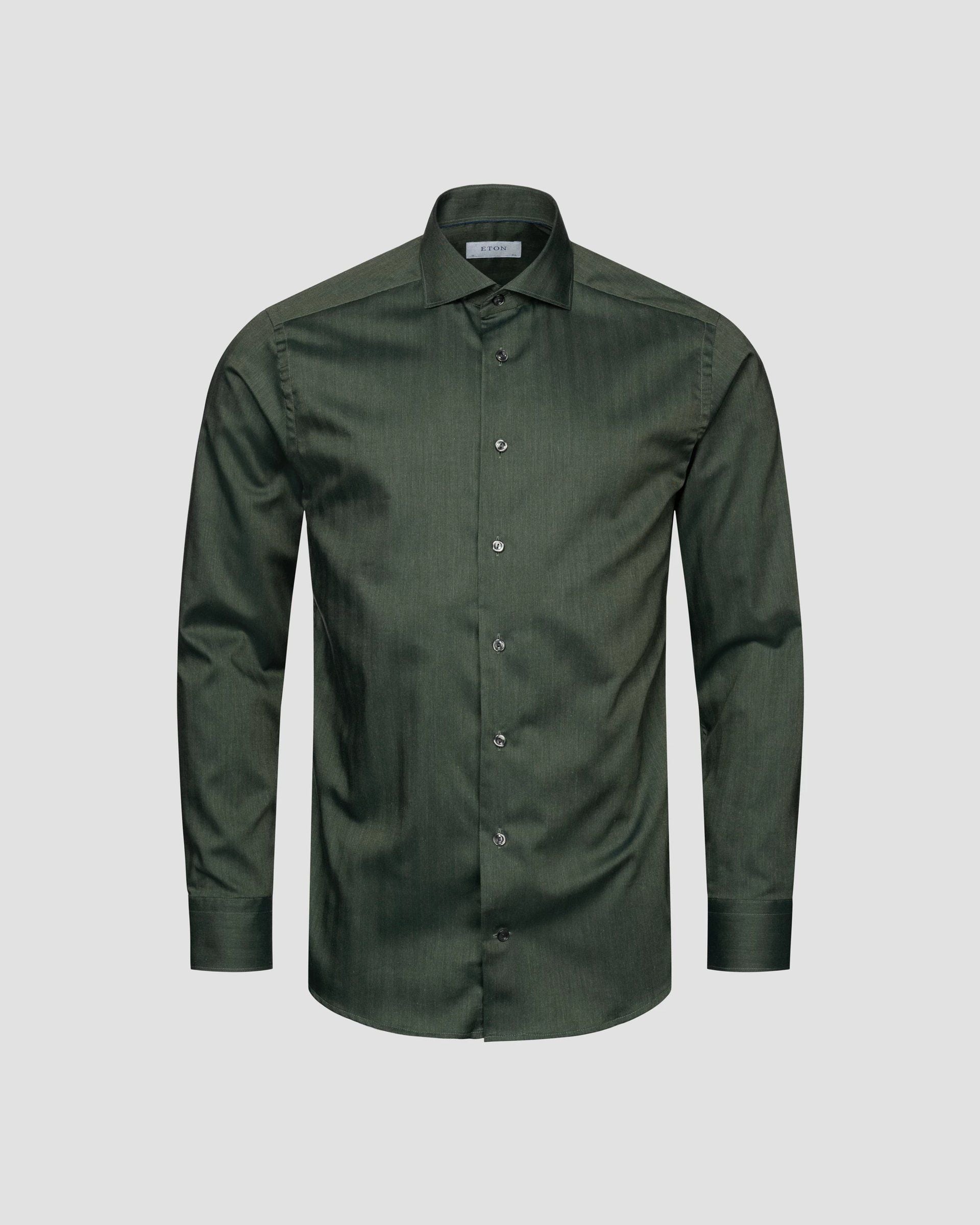 Chemise de flanelle légère verte