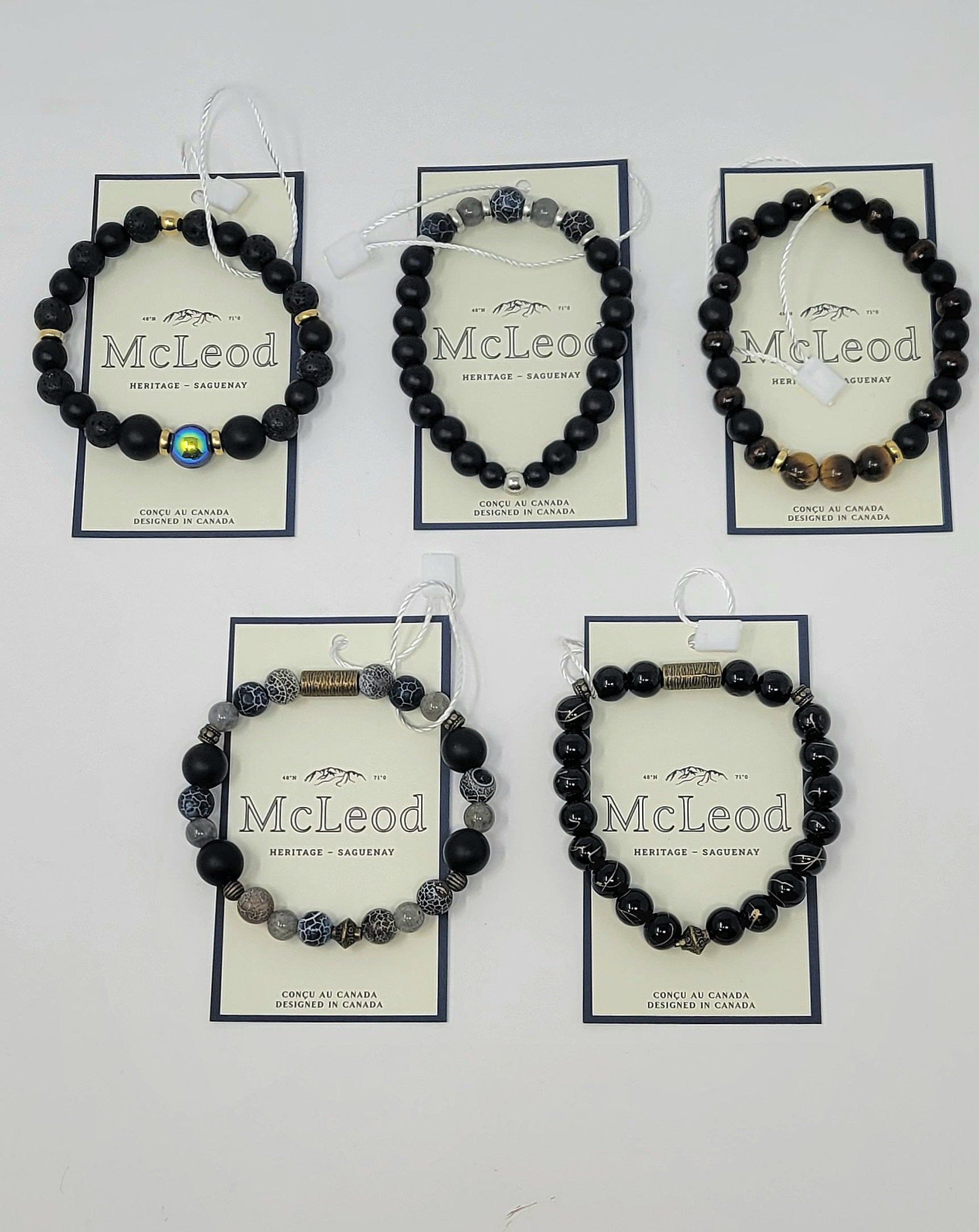 Bracelet artisanale fait au Saguenay
