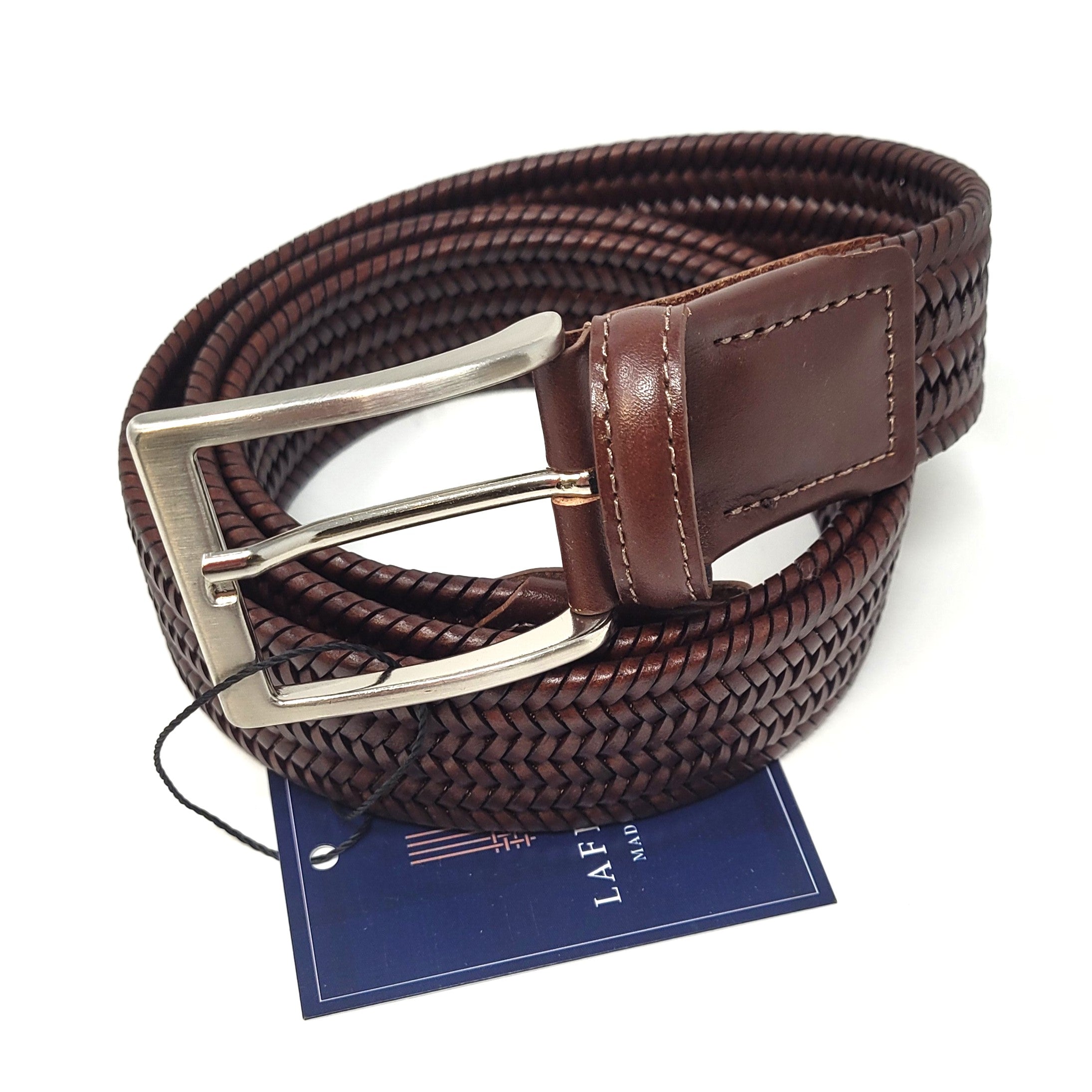 Ceinture la tressée maron