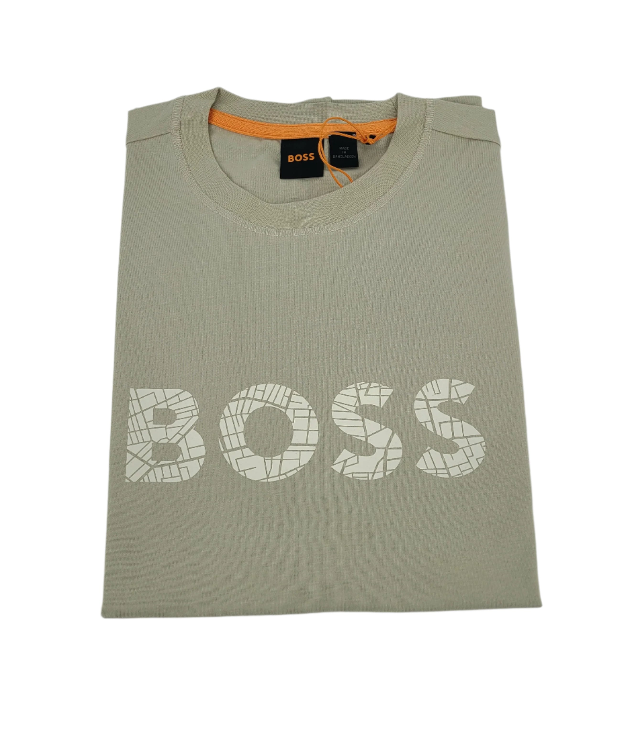 T-shirt avec logo boss crème