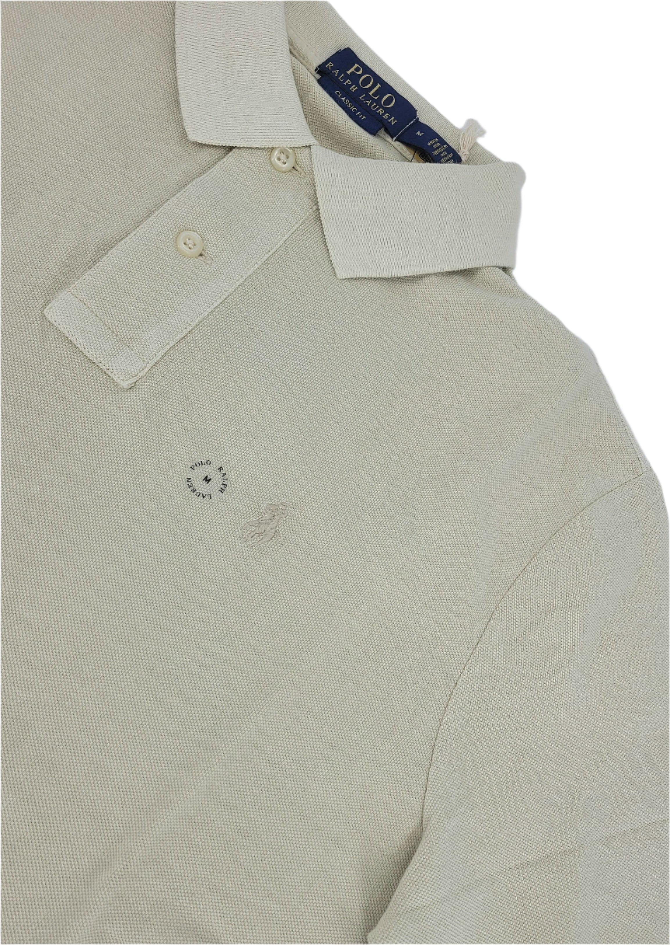 Polo avec logo ton sur ton d'été
