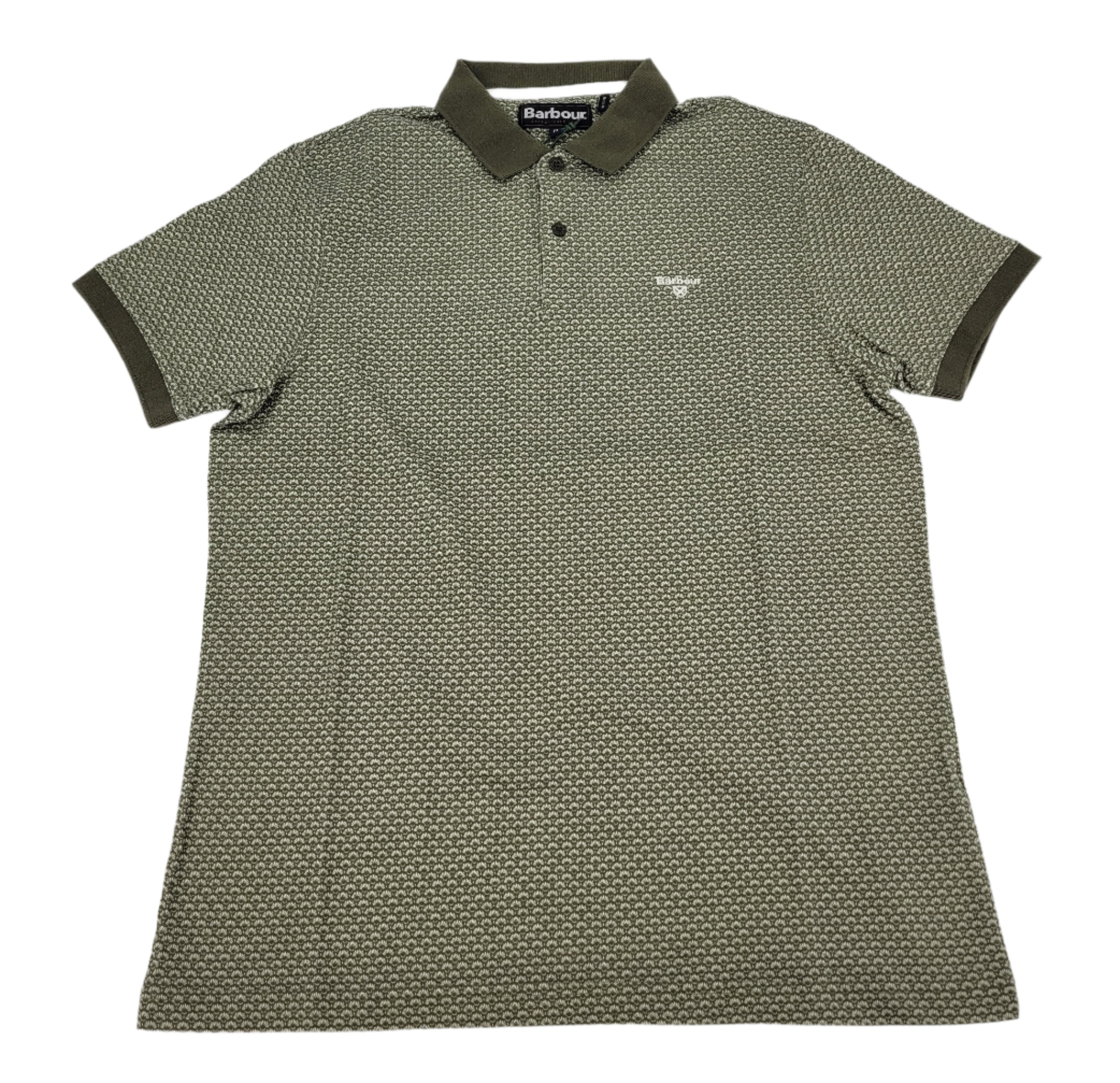 Polo de coton mercerisé vert