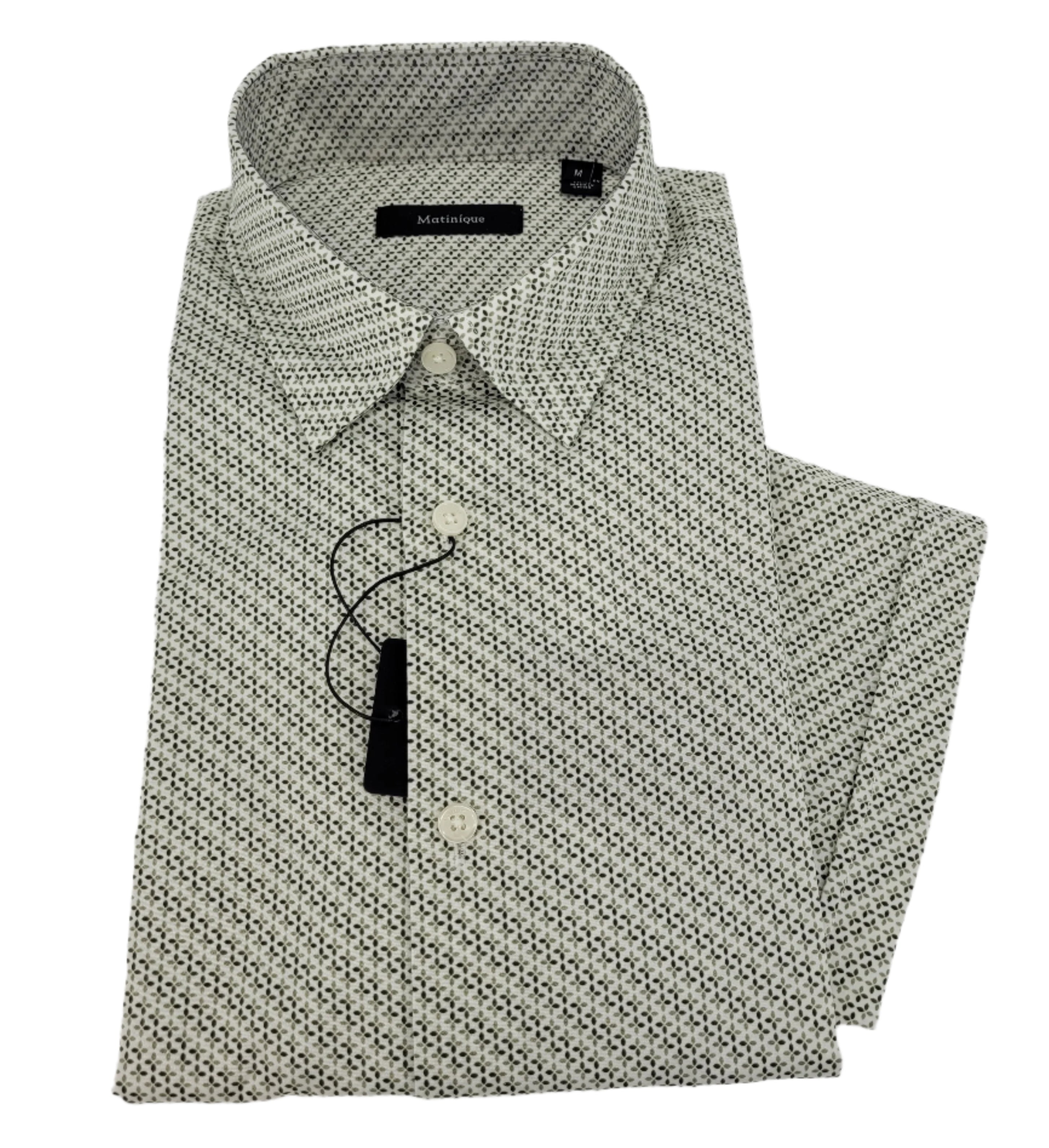 Chemise à manches courtes petits motifs