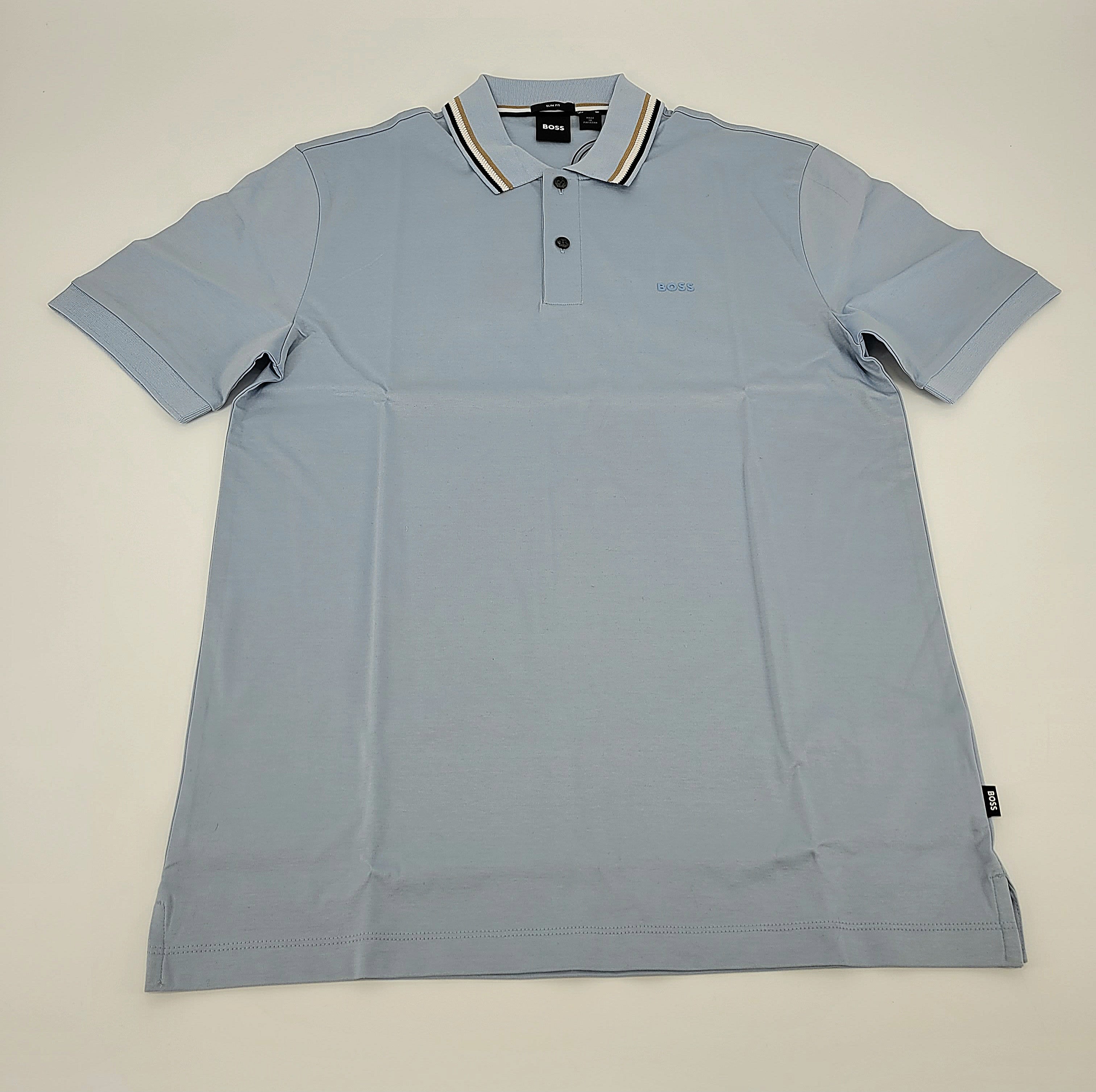 Polo bleu classique