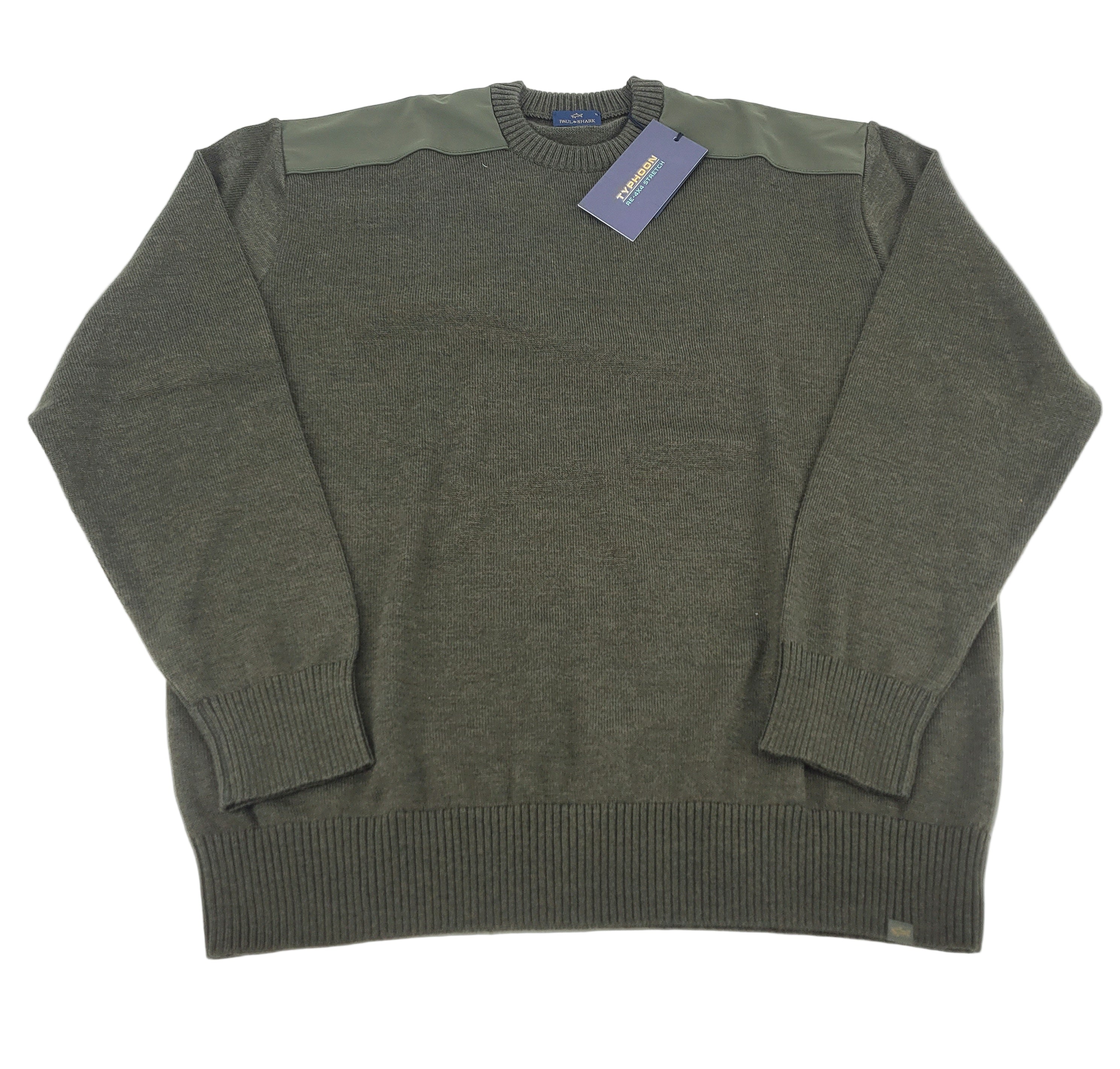 pull col rond en laine