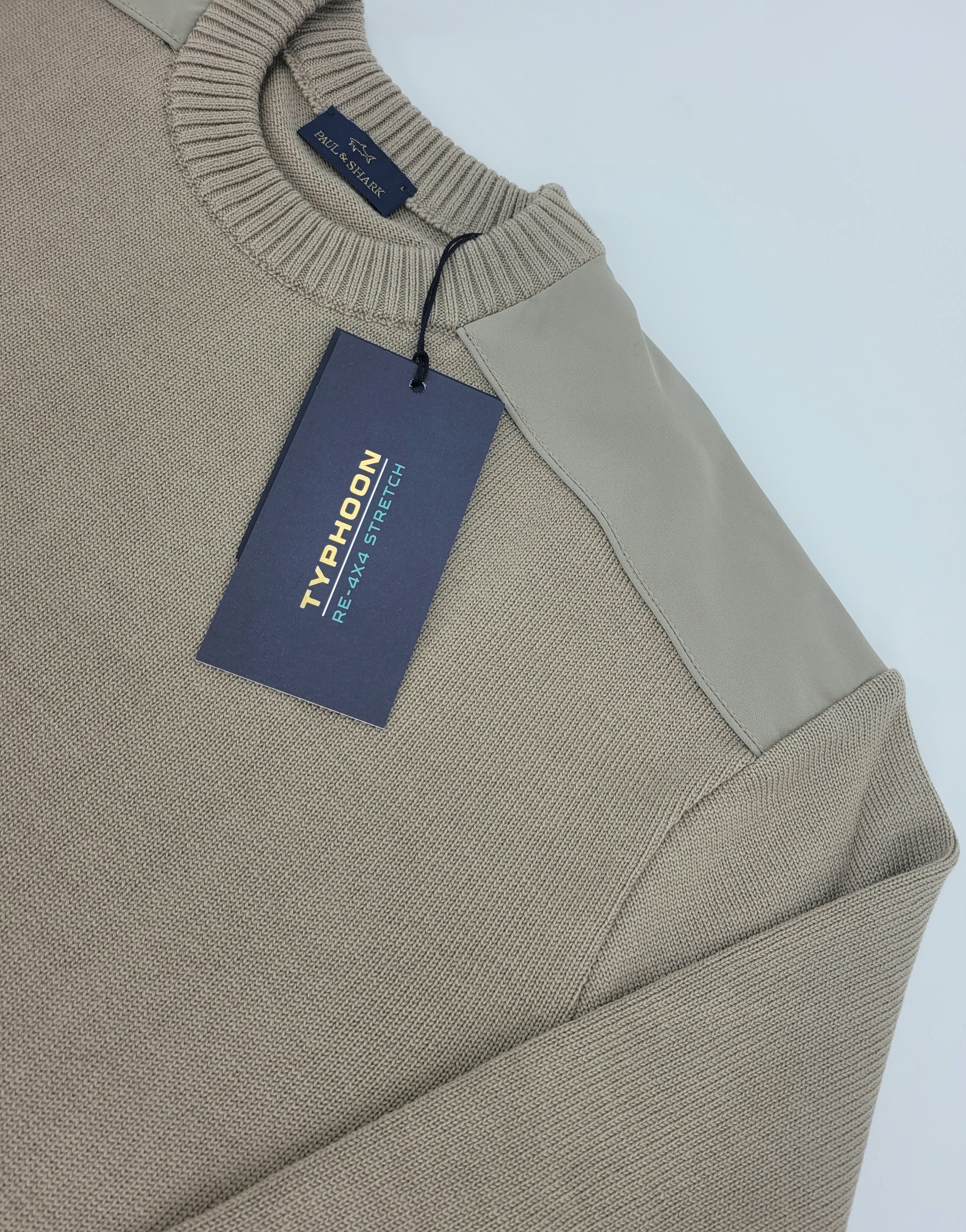pull col rond en laine