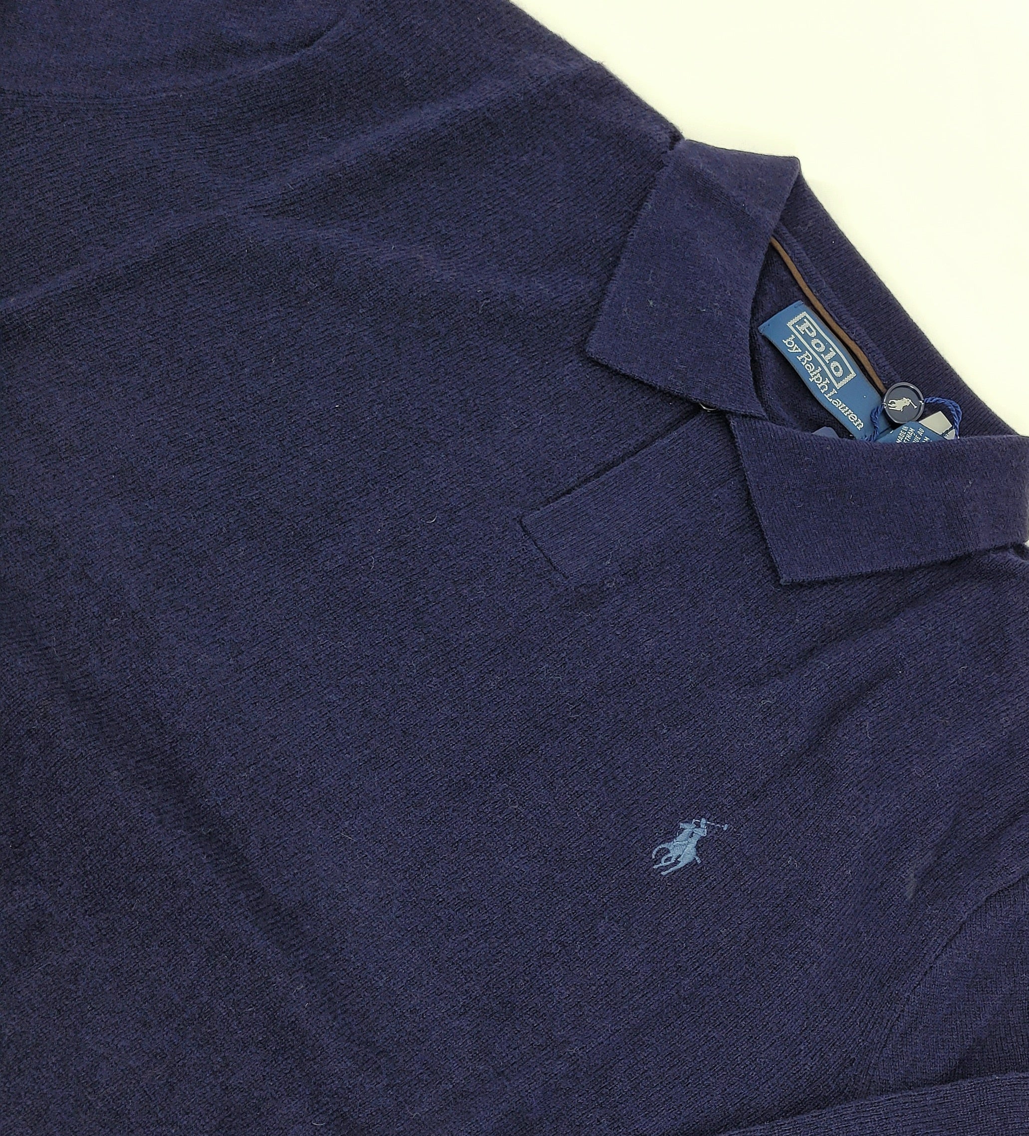 Pull de mérinos style polo