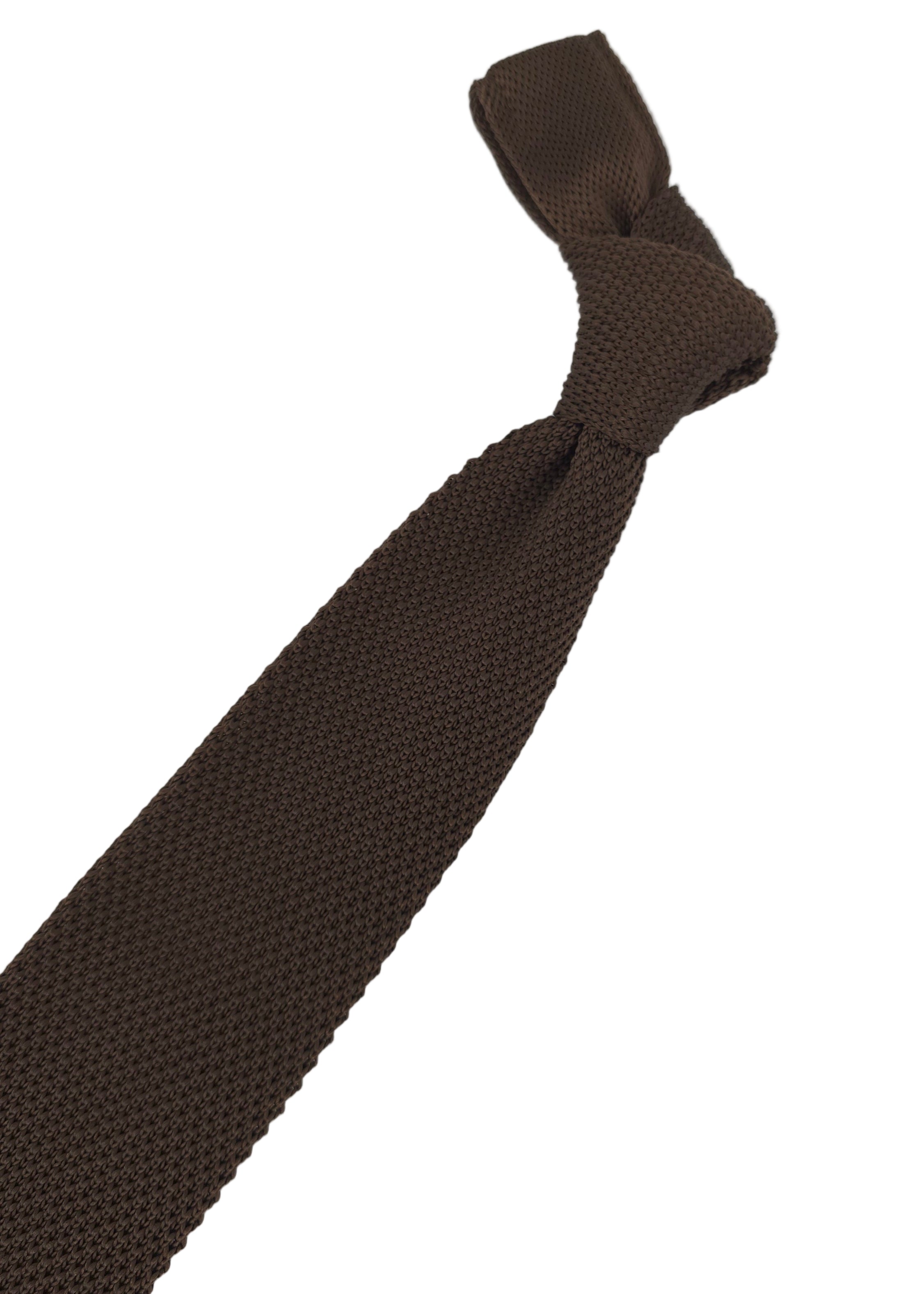 Cravate tricotée (Knit Tie) brun