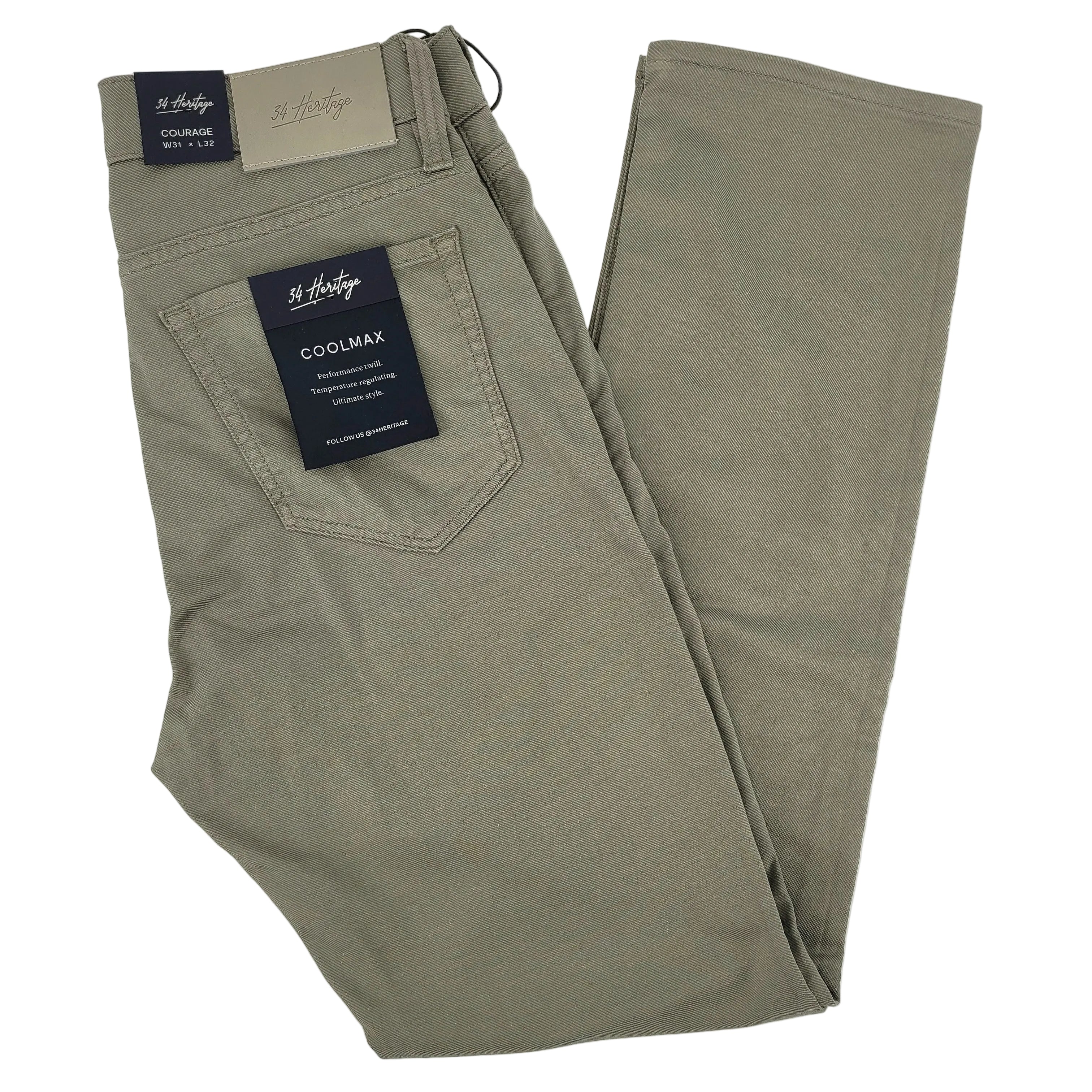 Jeans coolmax olive - coupe courage