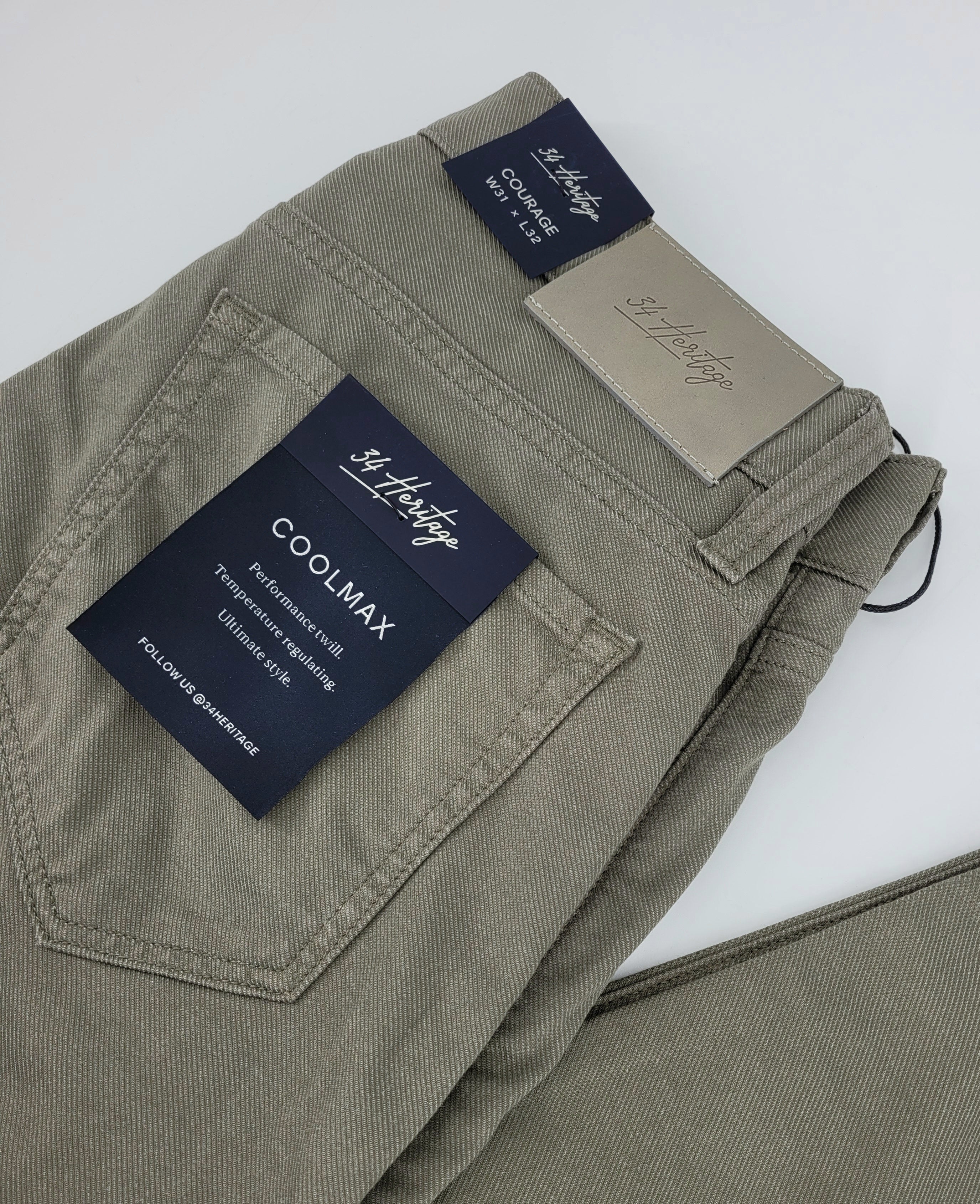 Jeans coolmax olive - coupe courage