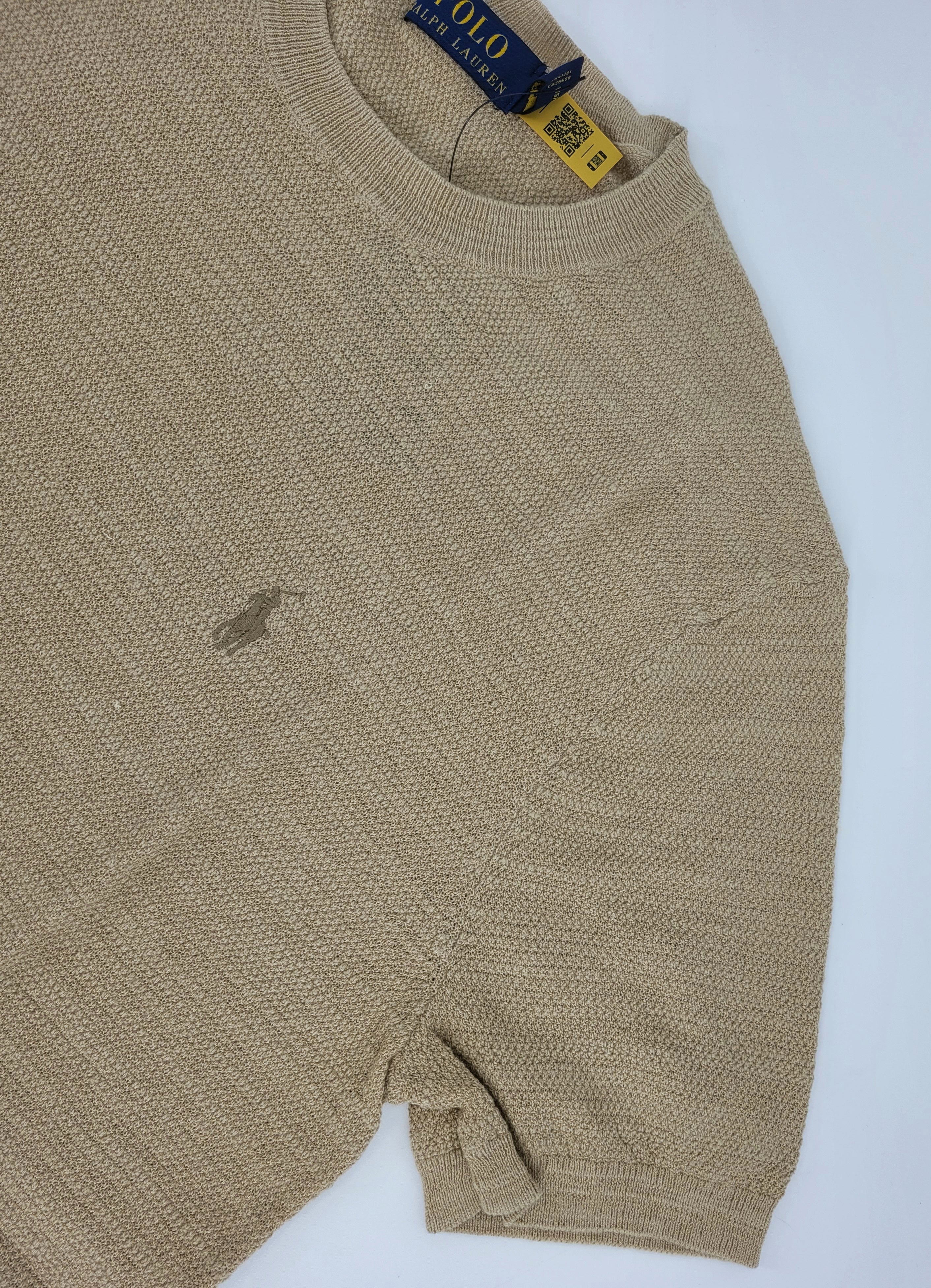 T-shirt habillé en coton et lin Ralph Lauren