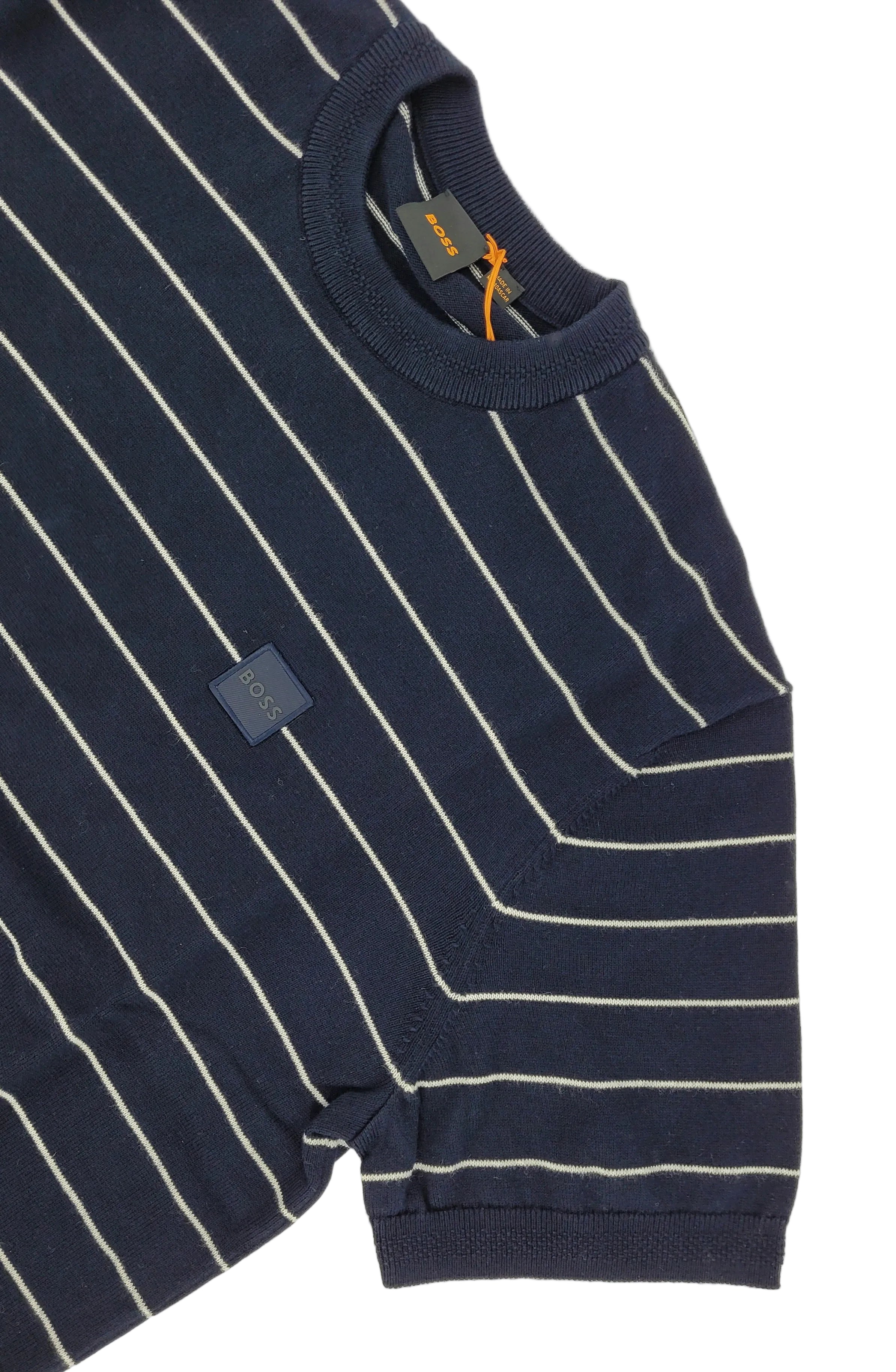 T-shirt en coton et cachemire BOSS