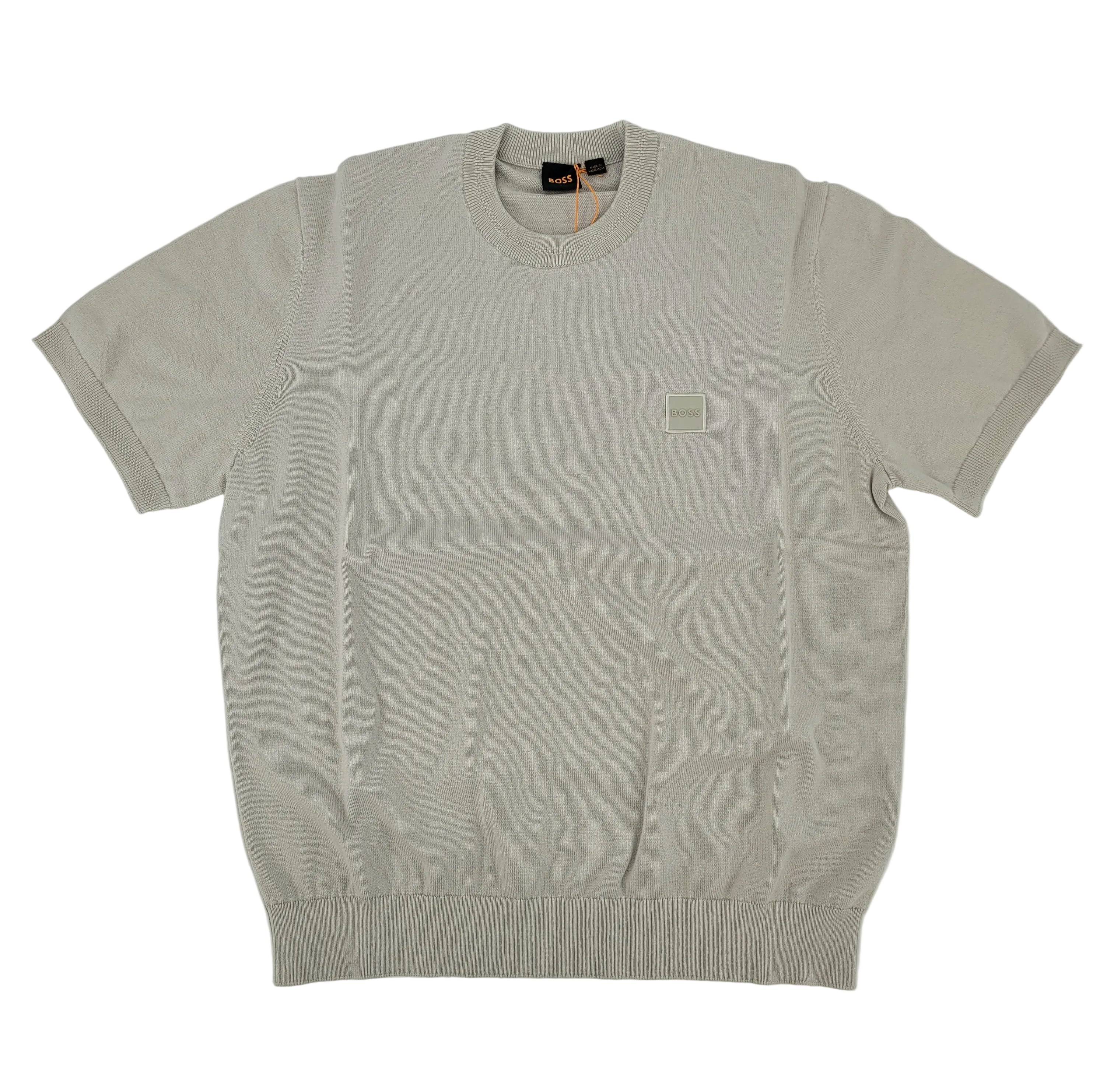 T-shirt en coton et cachemire BOSS