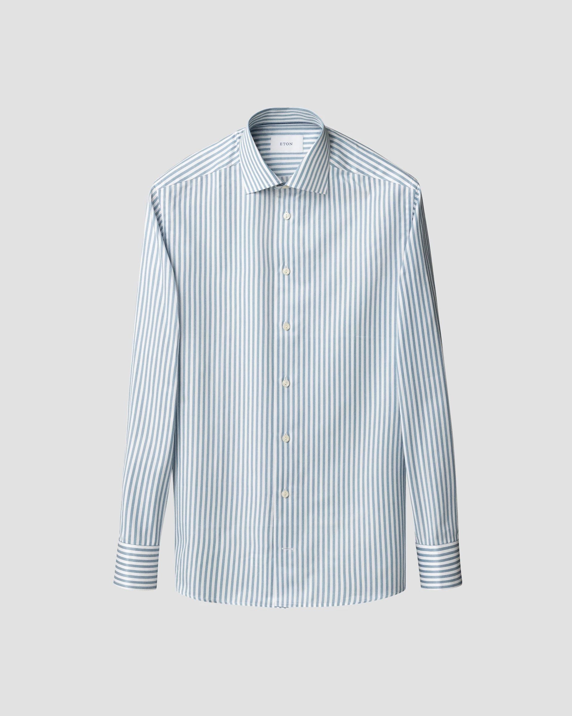 Chemise lignée bleu
