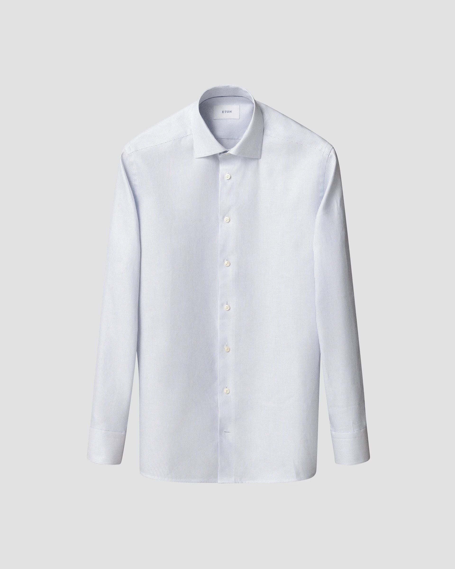 Chemise bleu à motifs discrets