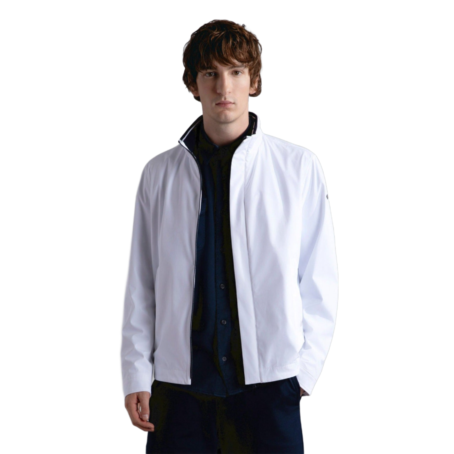 Veste imperméable blanche