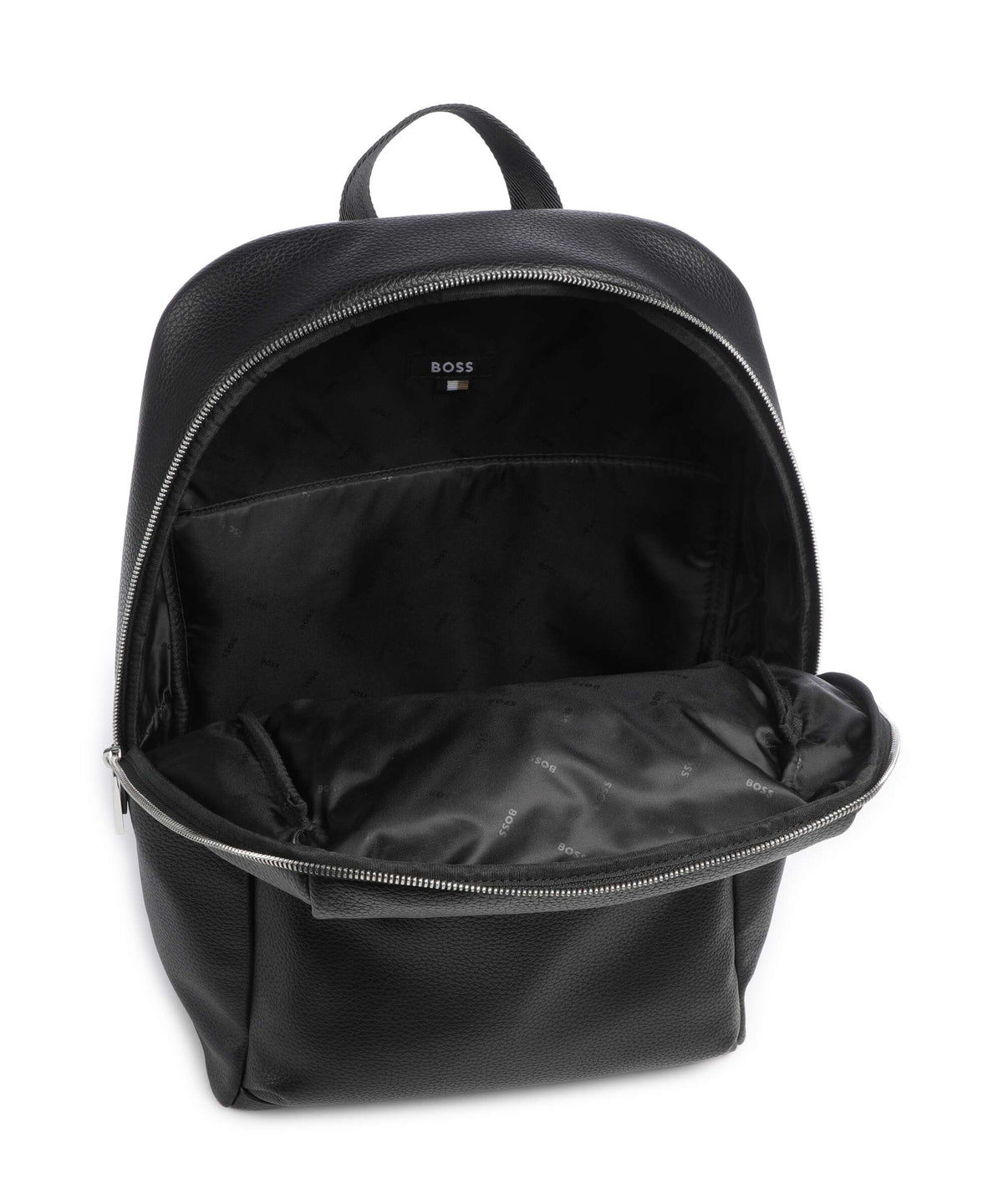 Sac à dos en cuir noir