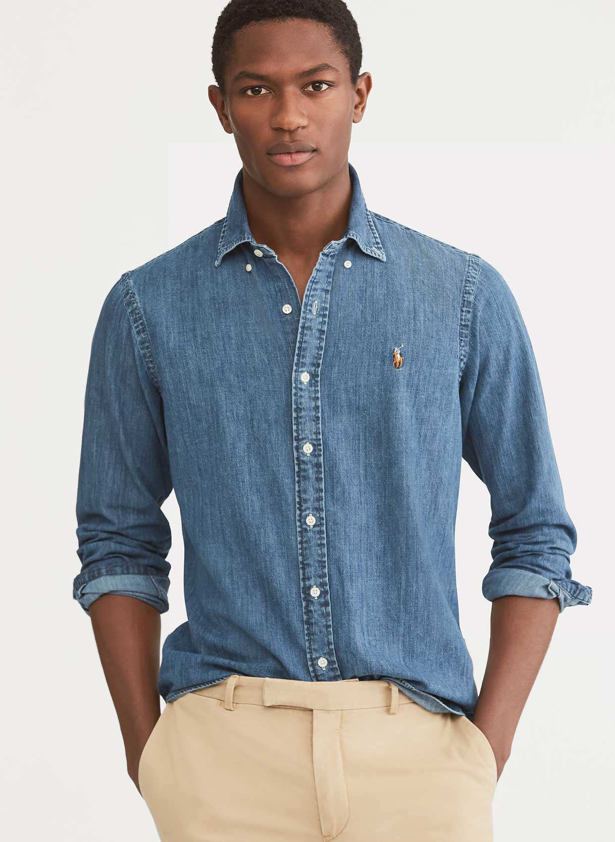 Chemise en denim classique