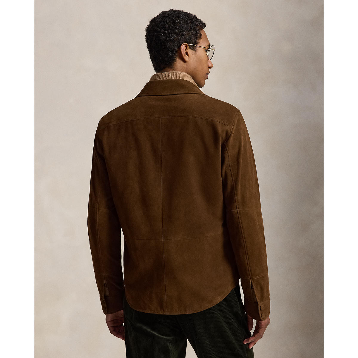 Veste réversible en suède de chèvre