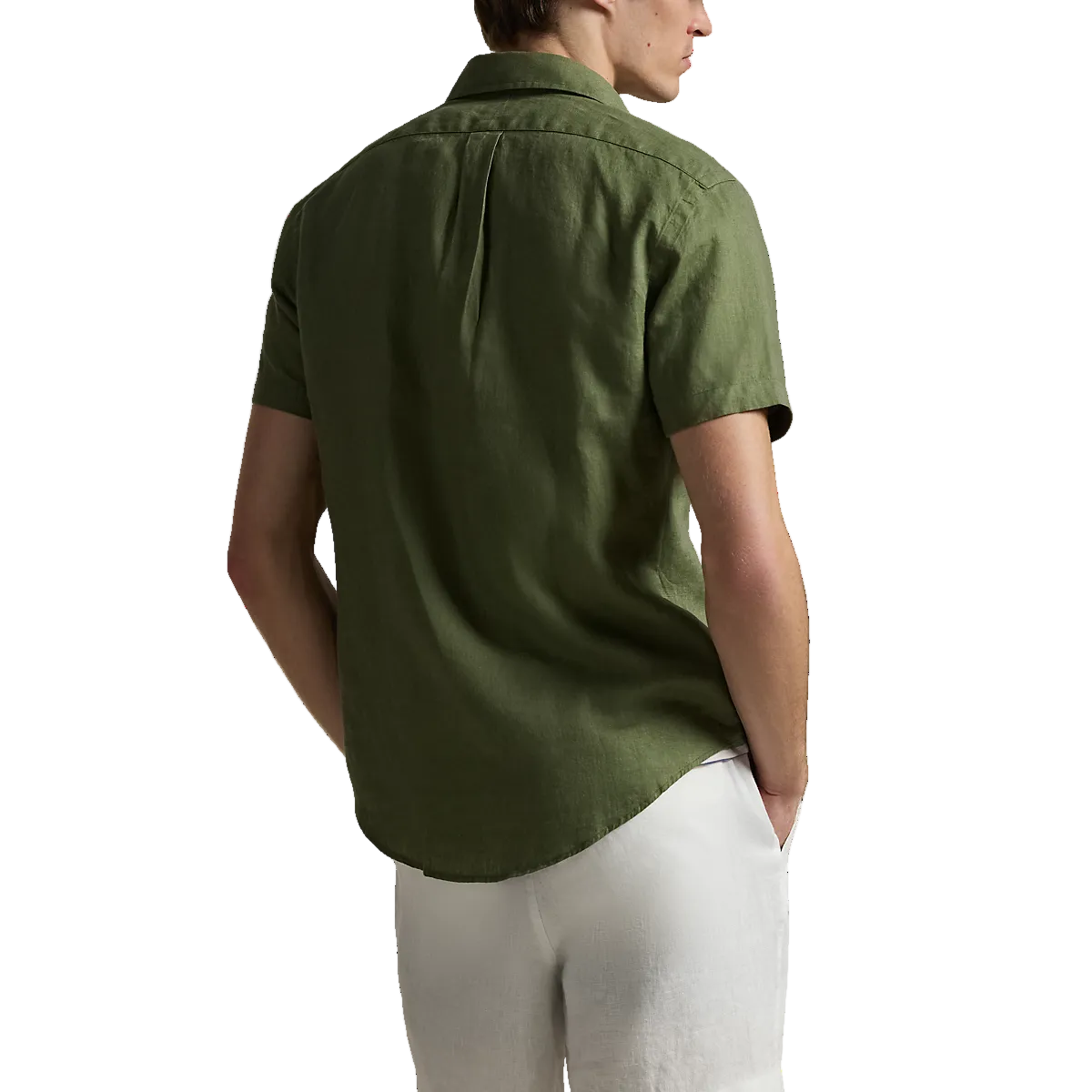 Chemise de lin à manches courtes
