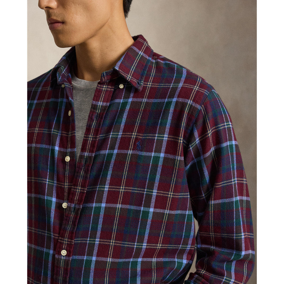 Chemise Oxford à carreaux