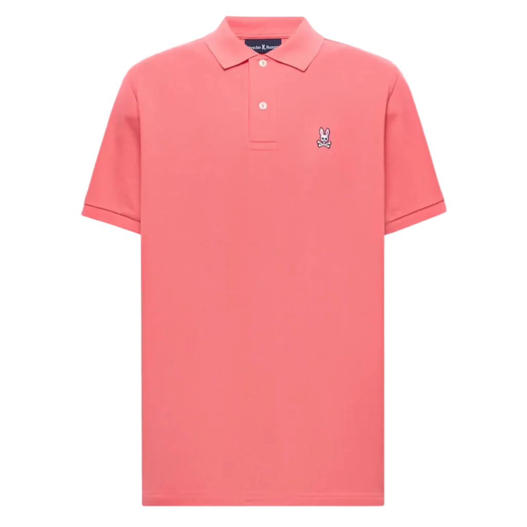 Polo classique en coton Pima rose Sunkiss