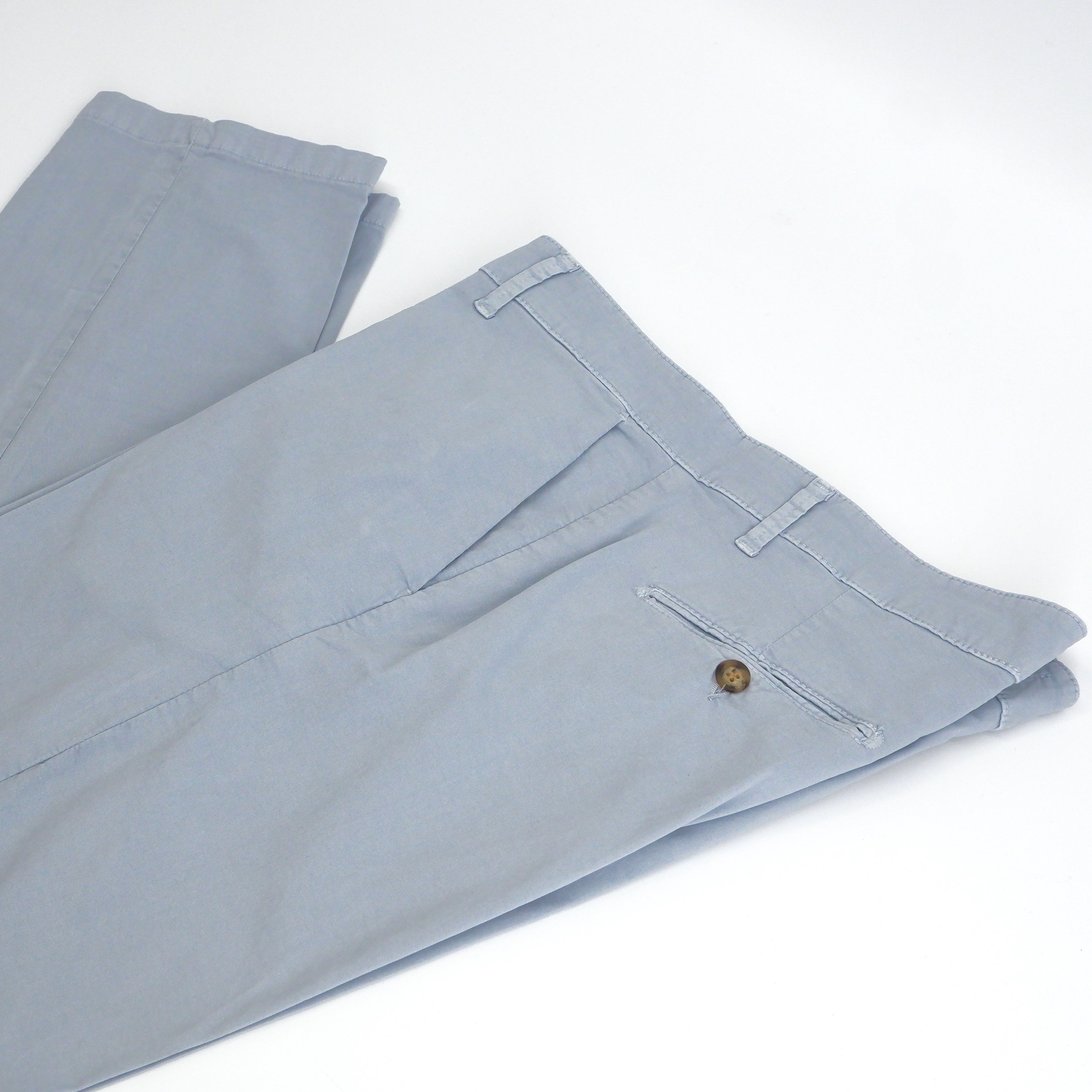 Pantalon de coton Liverpool bleu pâle