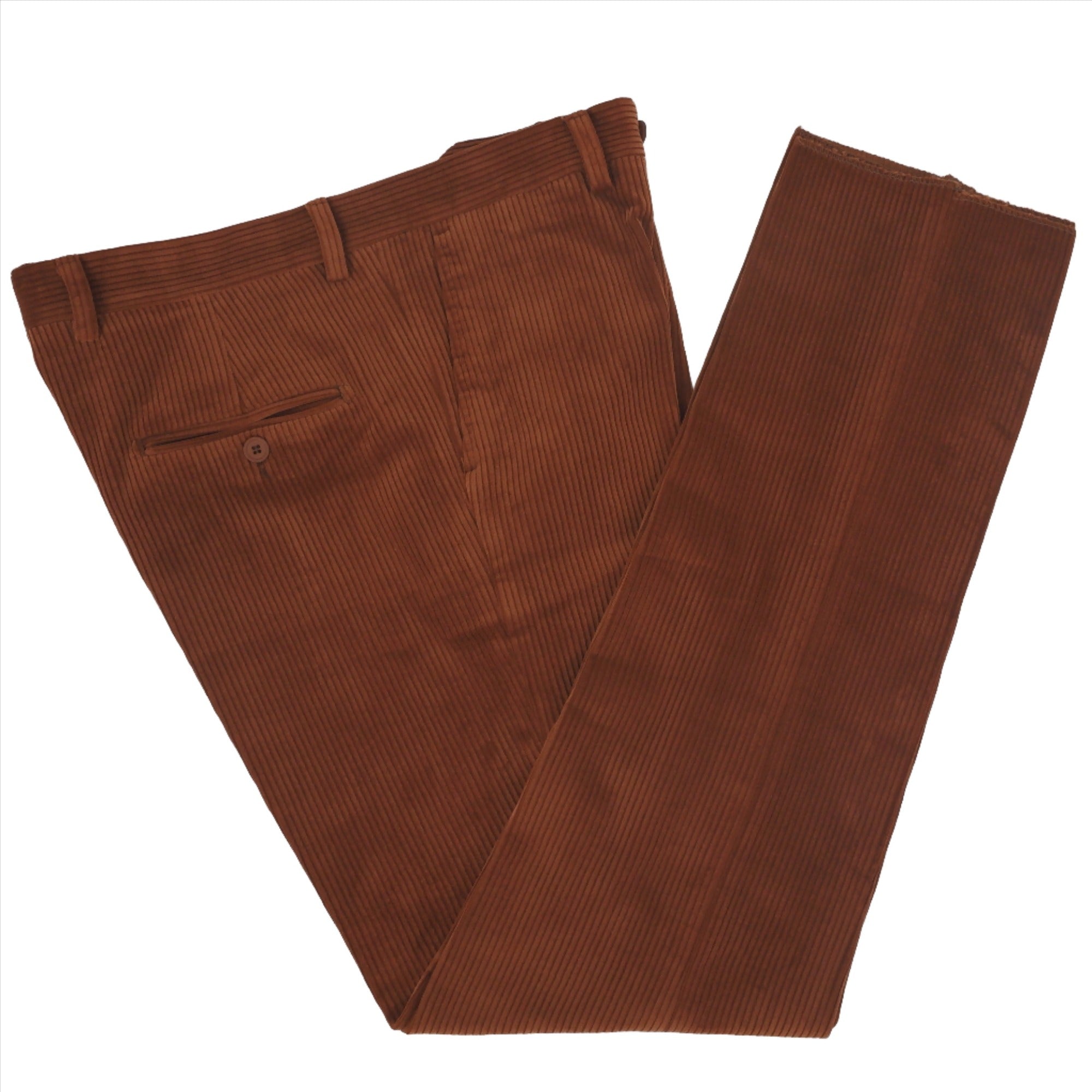 Pantalon de corduroy Glasgow rouille