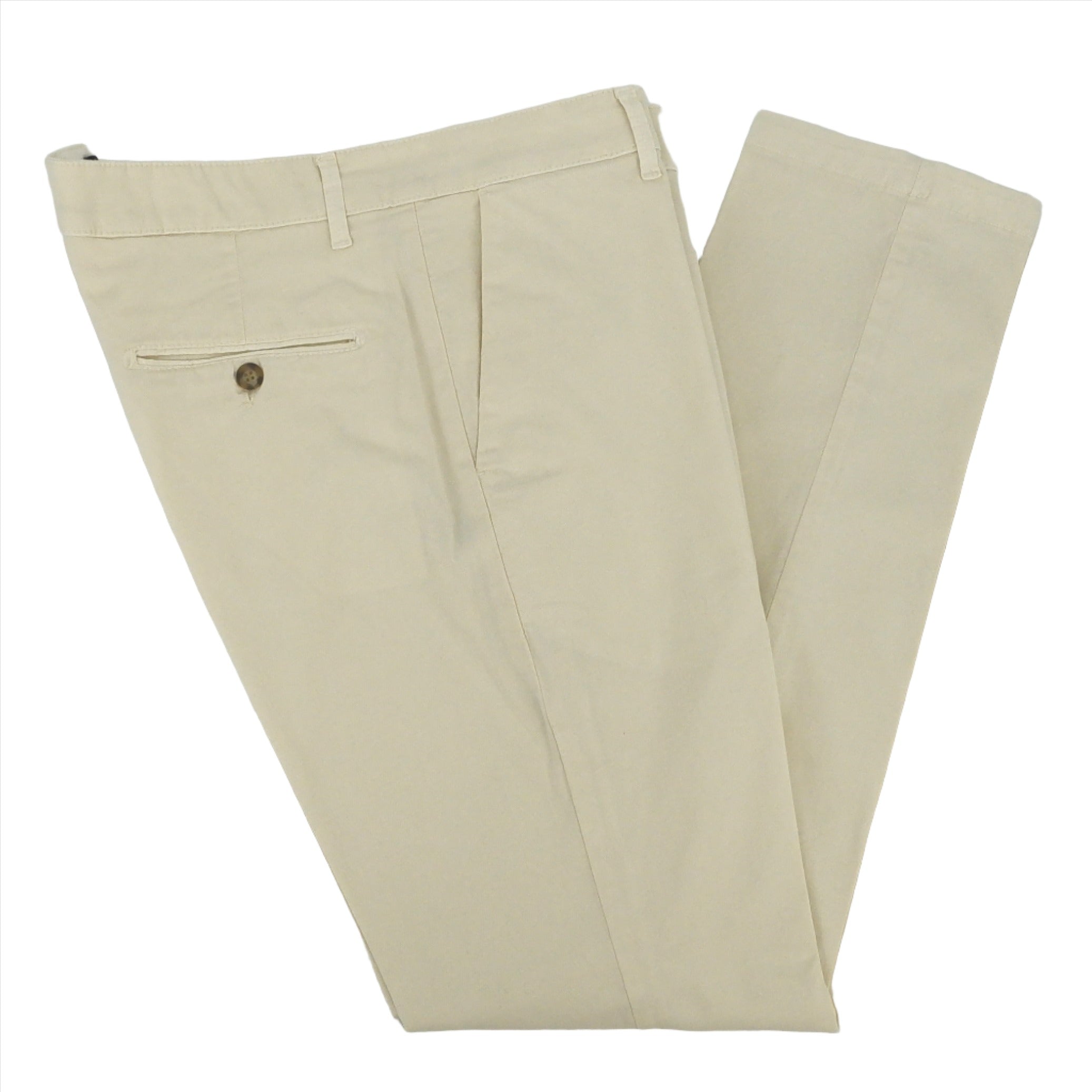 Pantalon de coton Liverpool blanc cassé