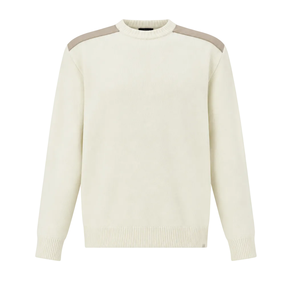 Pull Nelson crème en laine Soft Cool Touch