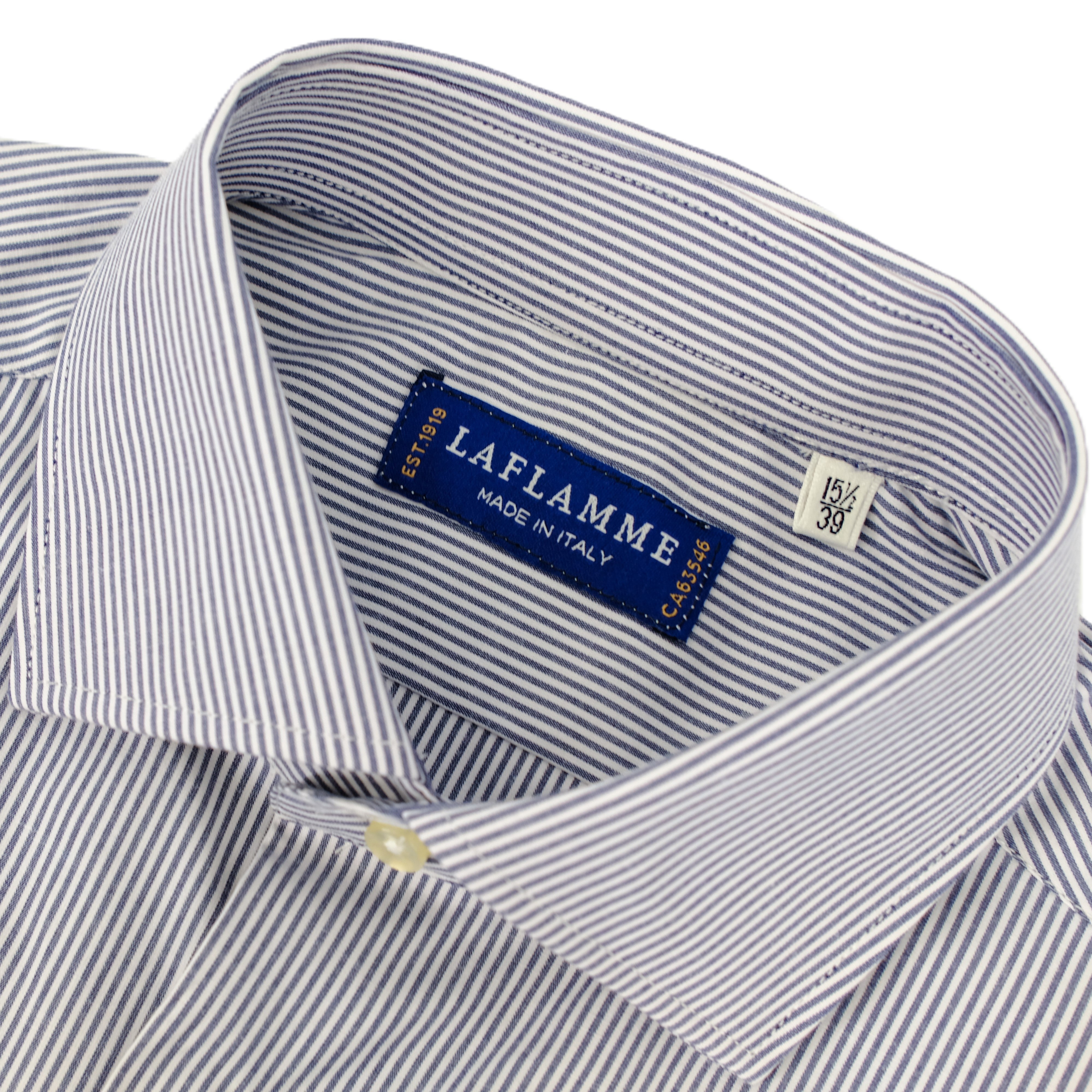 Chemise perennial lignée bleue fine