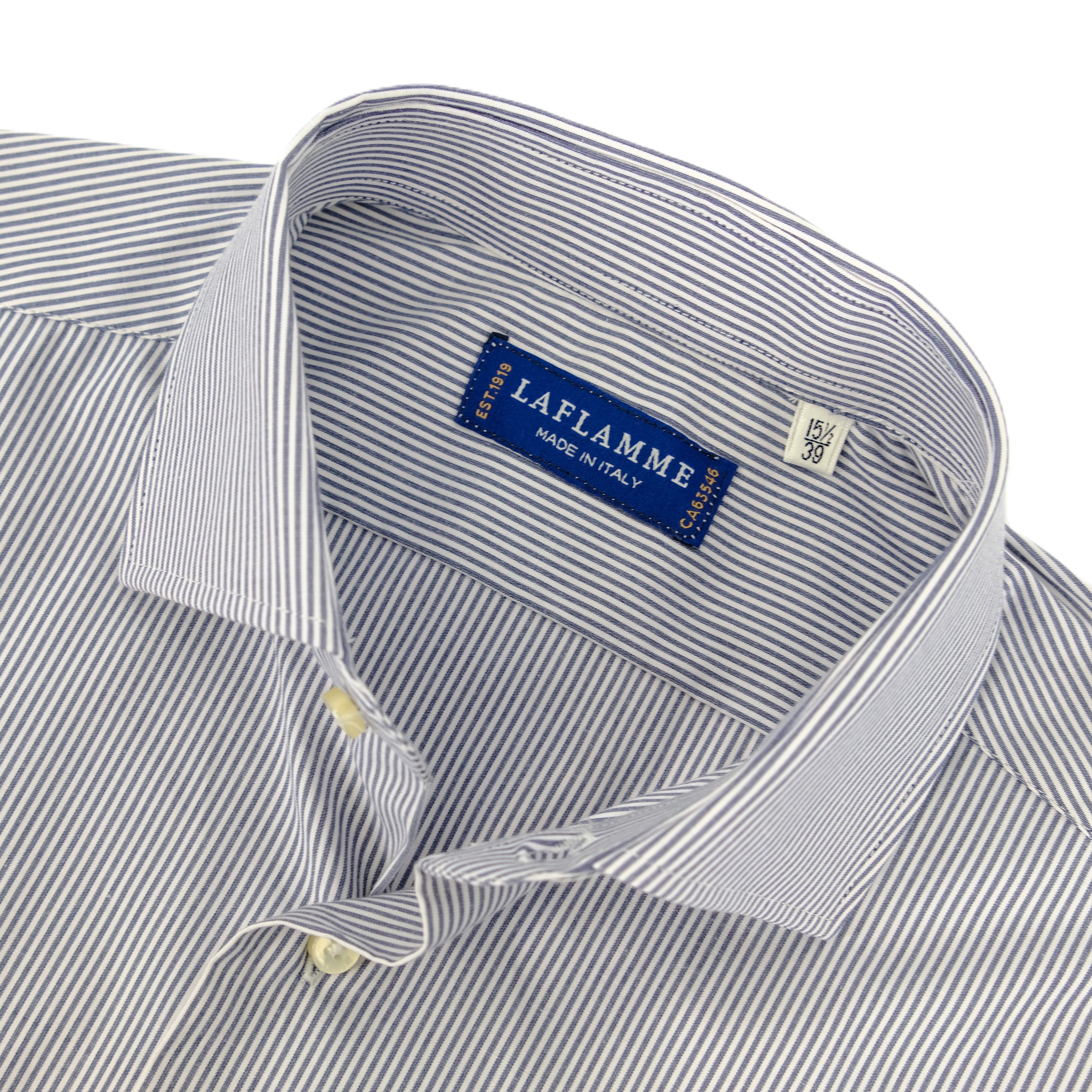 Chemise perennial lignée bleue fine