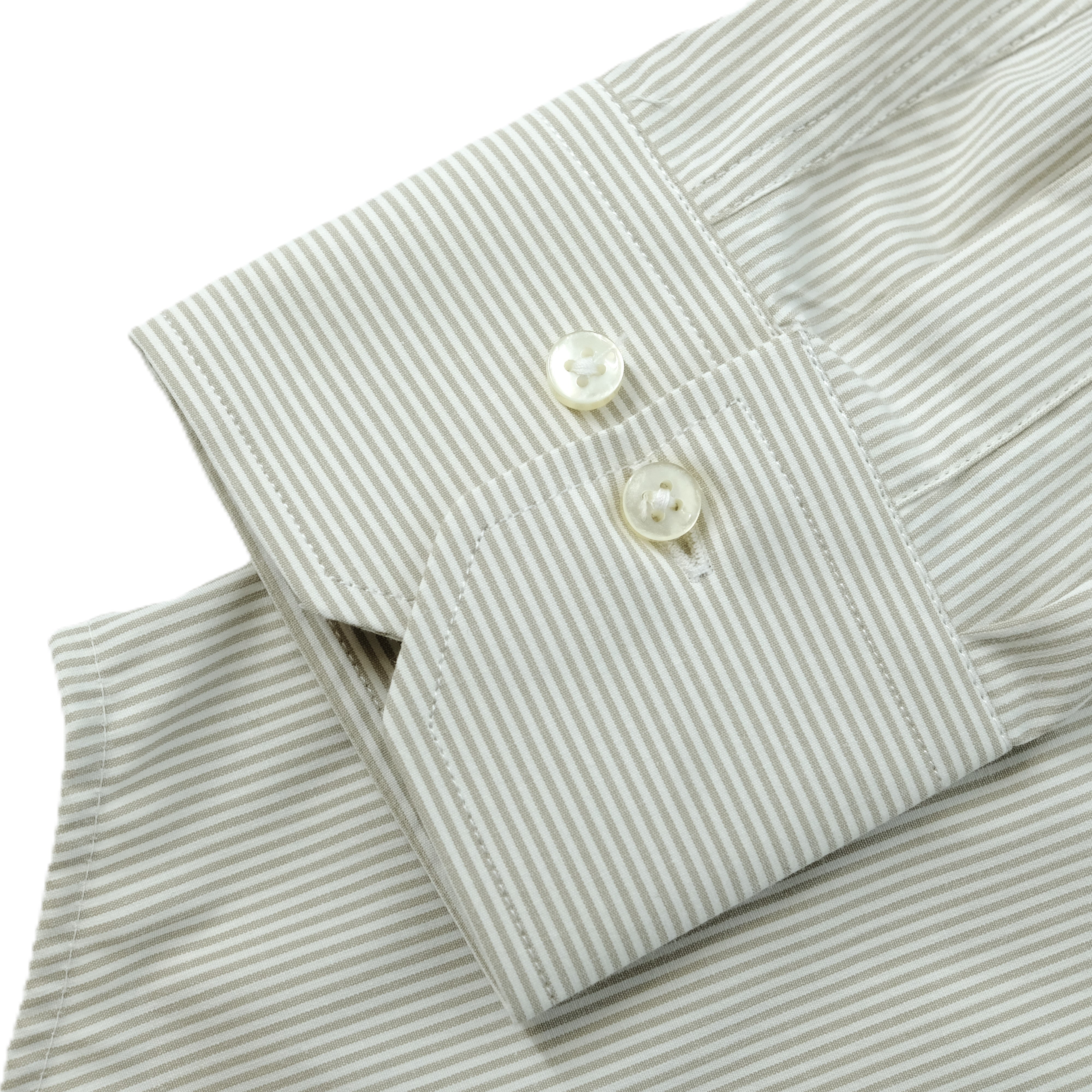 Chemise perennial lignée beige fine