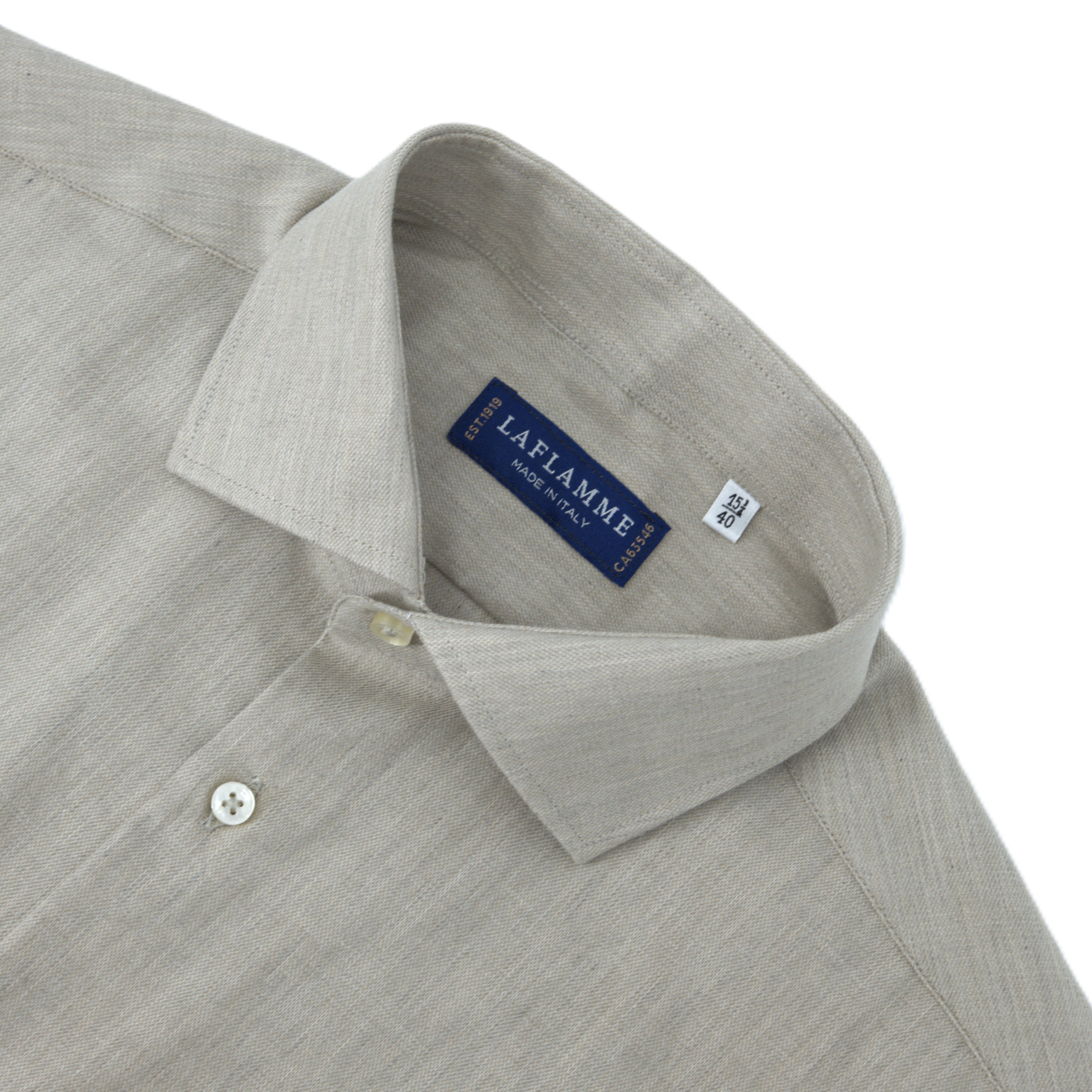 Chemise perennial de flanelle crème