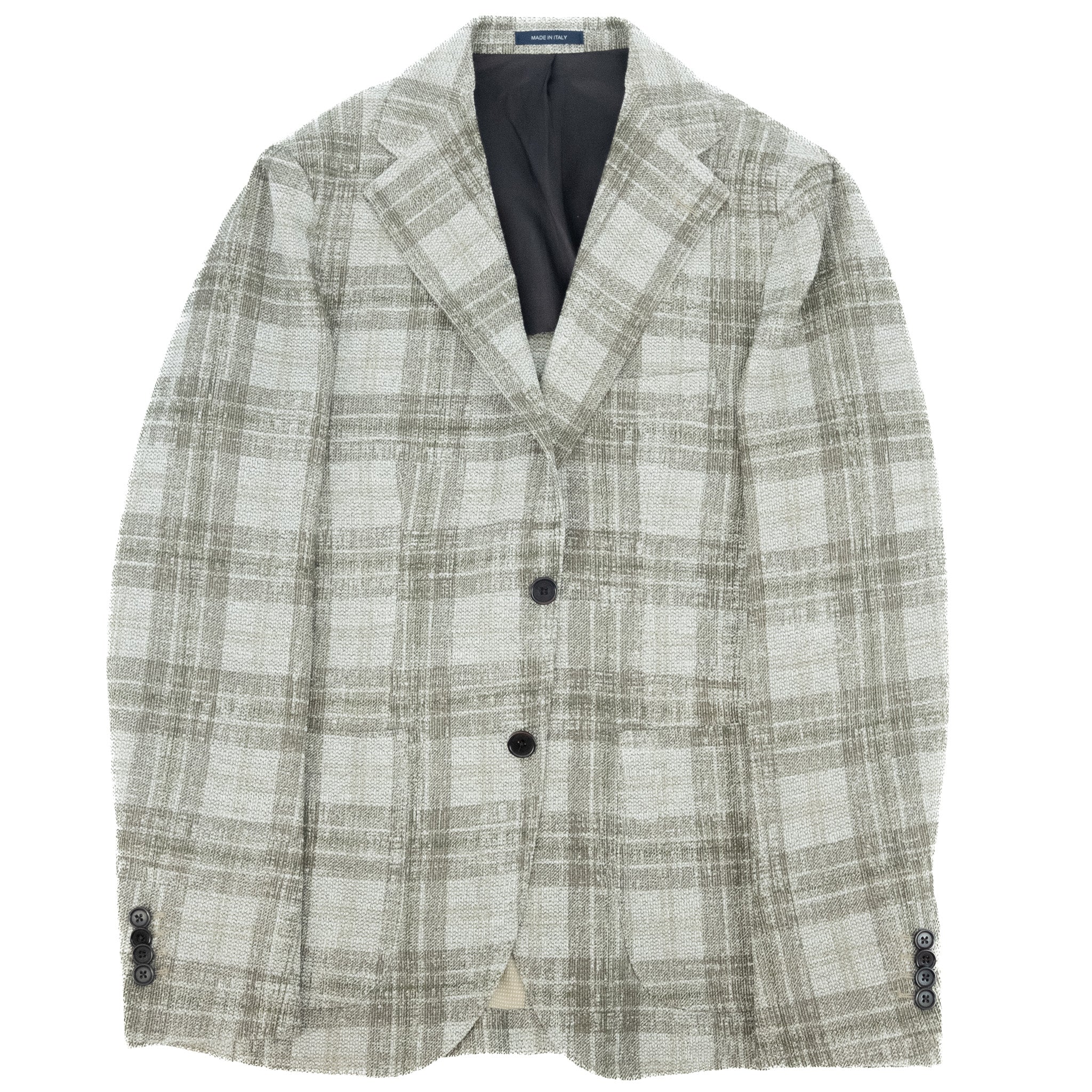 Veston Napoli Viaggio à carreaux vert