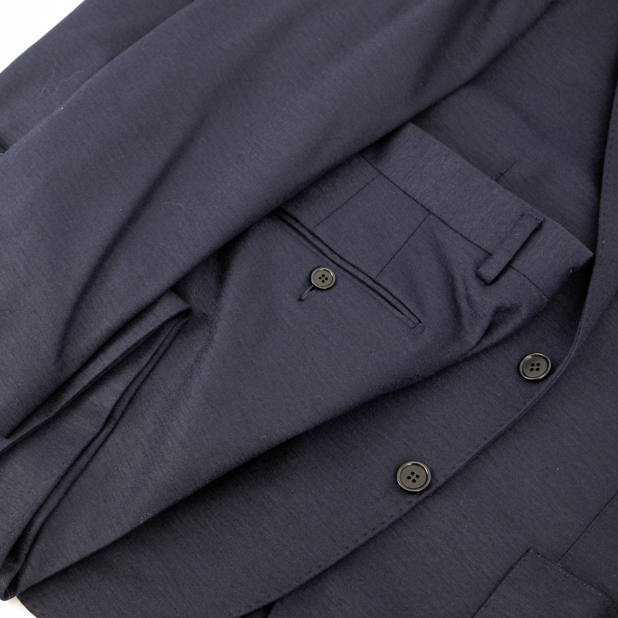 Complet en jersey de laine marine extensible