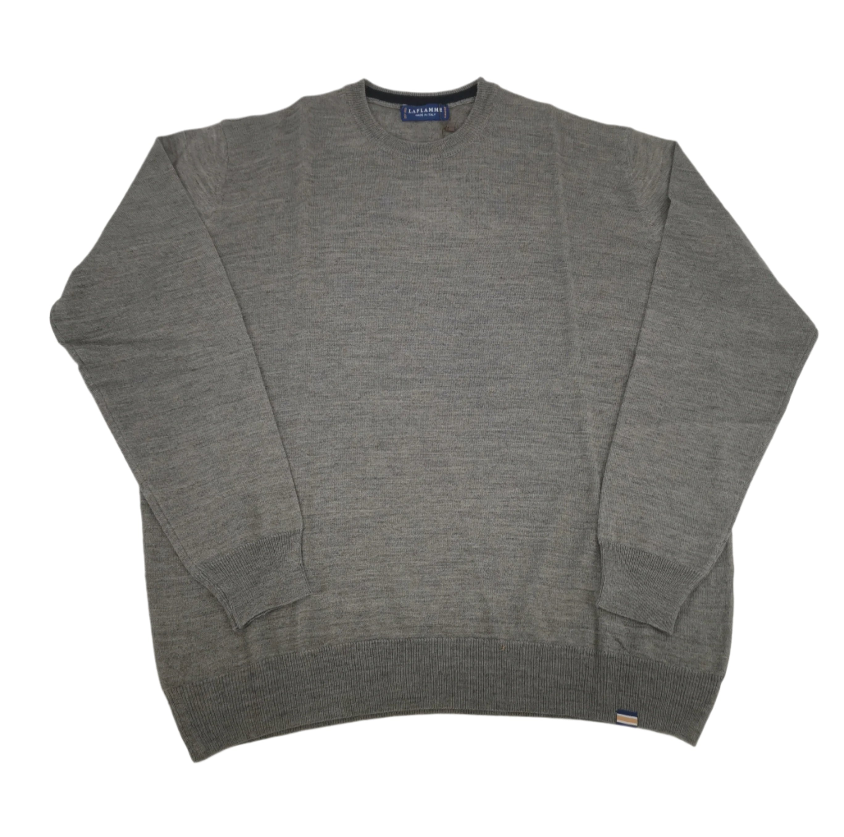 Pull James gris en laine 3XL-5XL