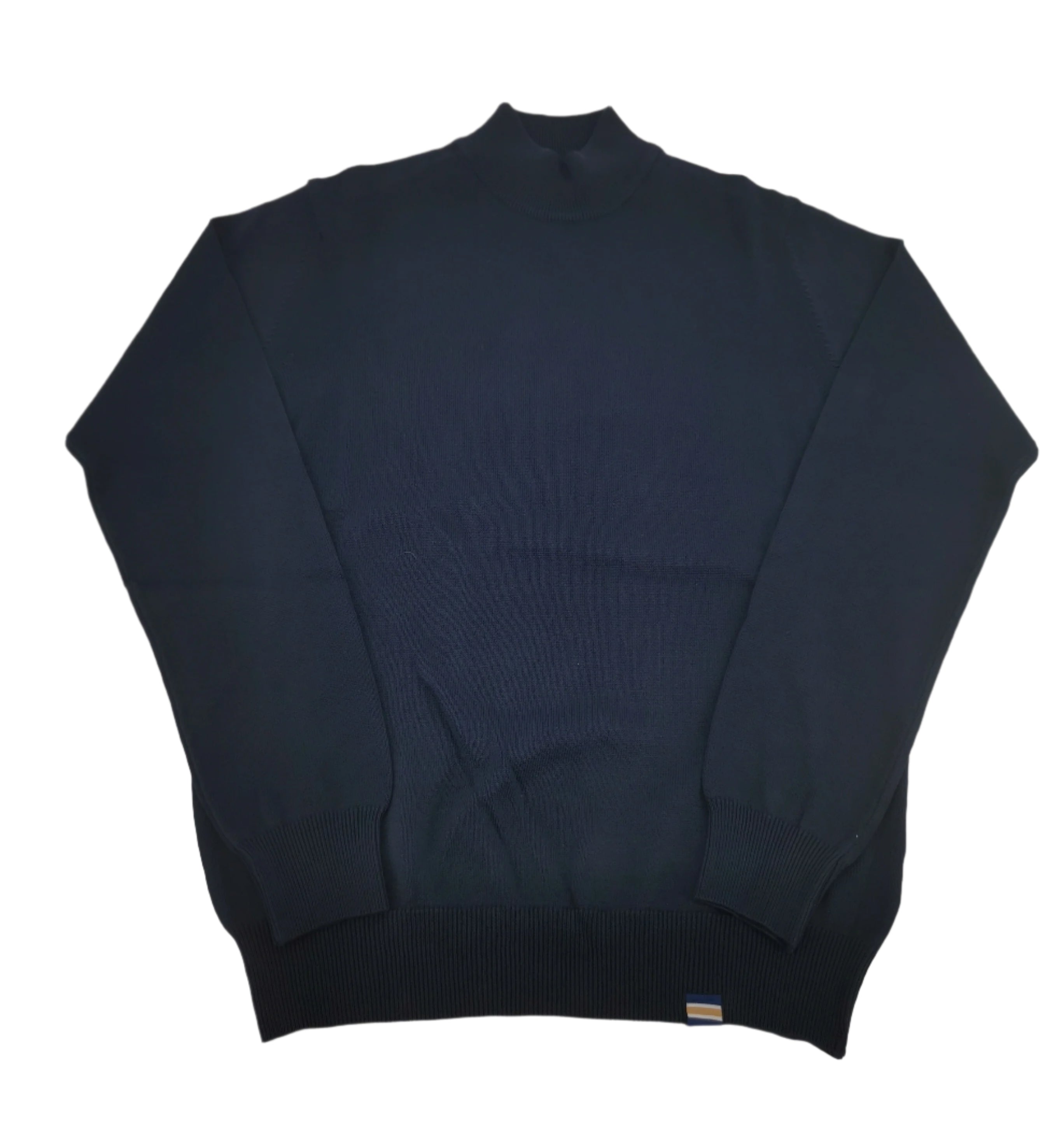 Pull col mock en coton cachemire