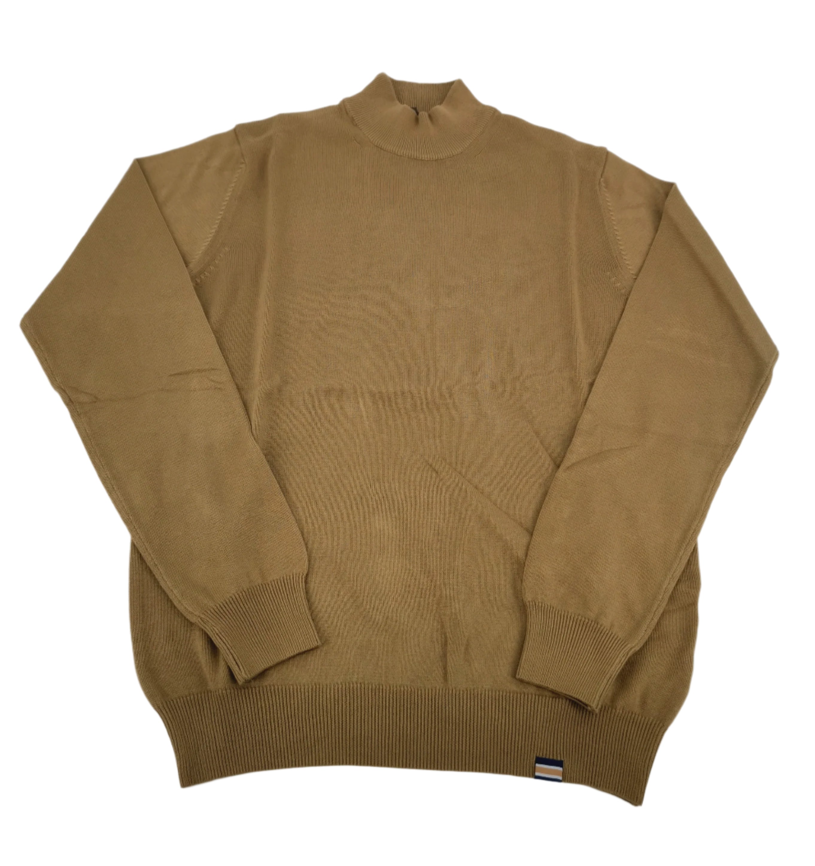 Pull col mock en coton cachemire
