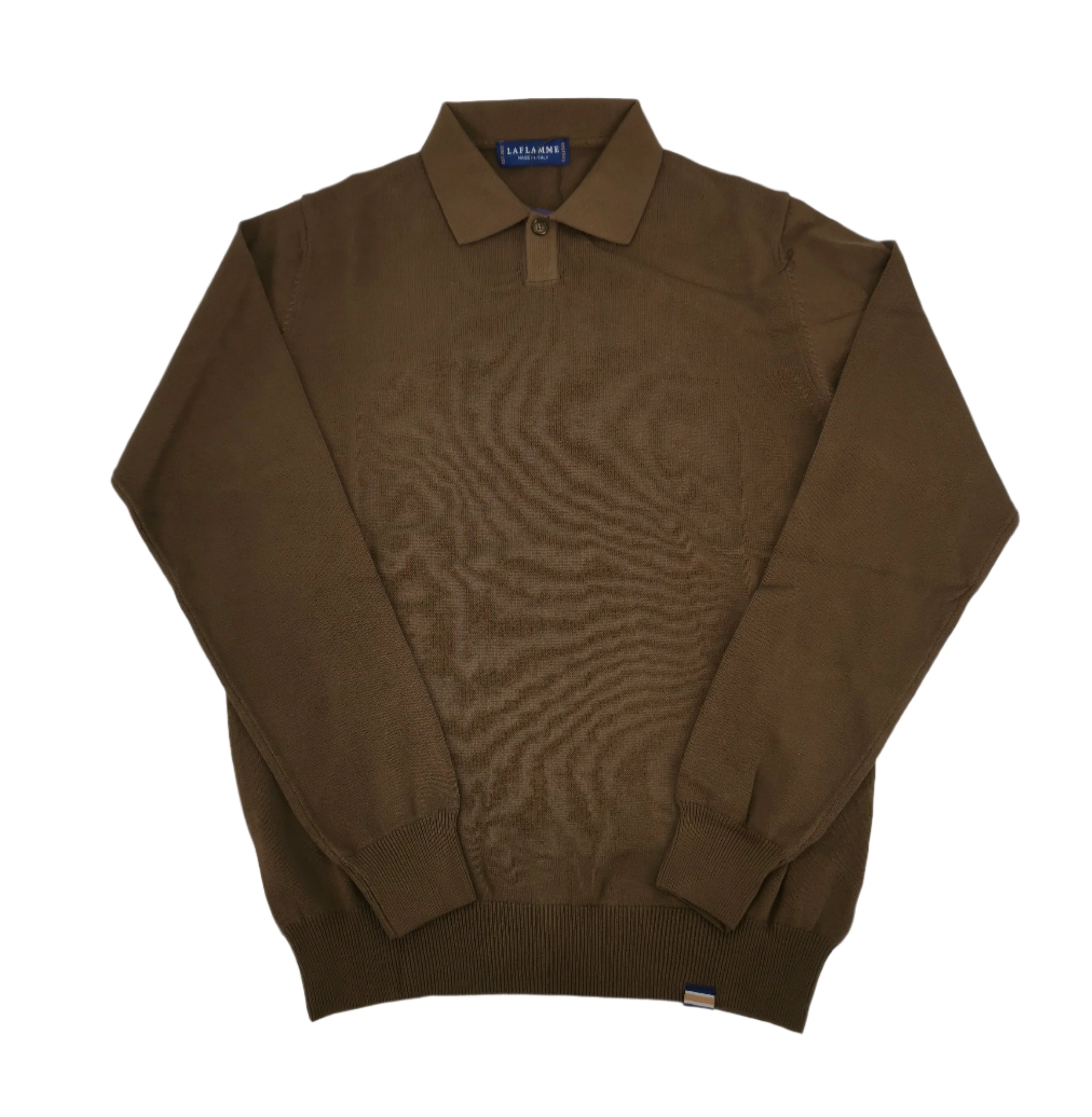 Polo Maurice Tabac en coton cachemire