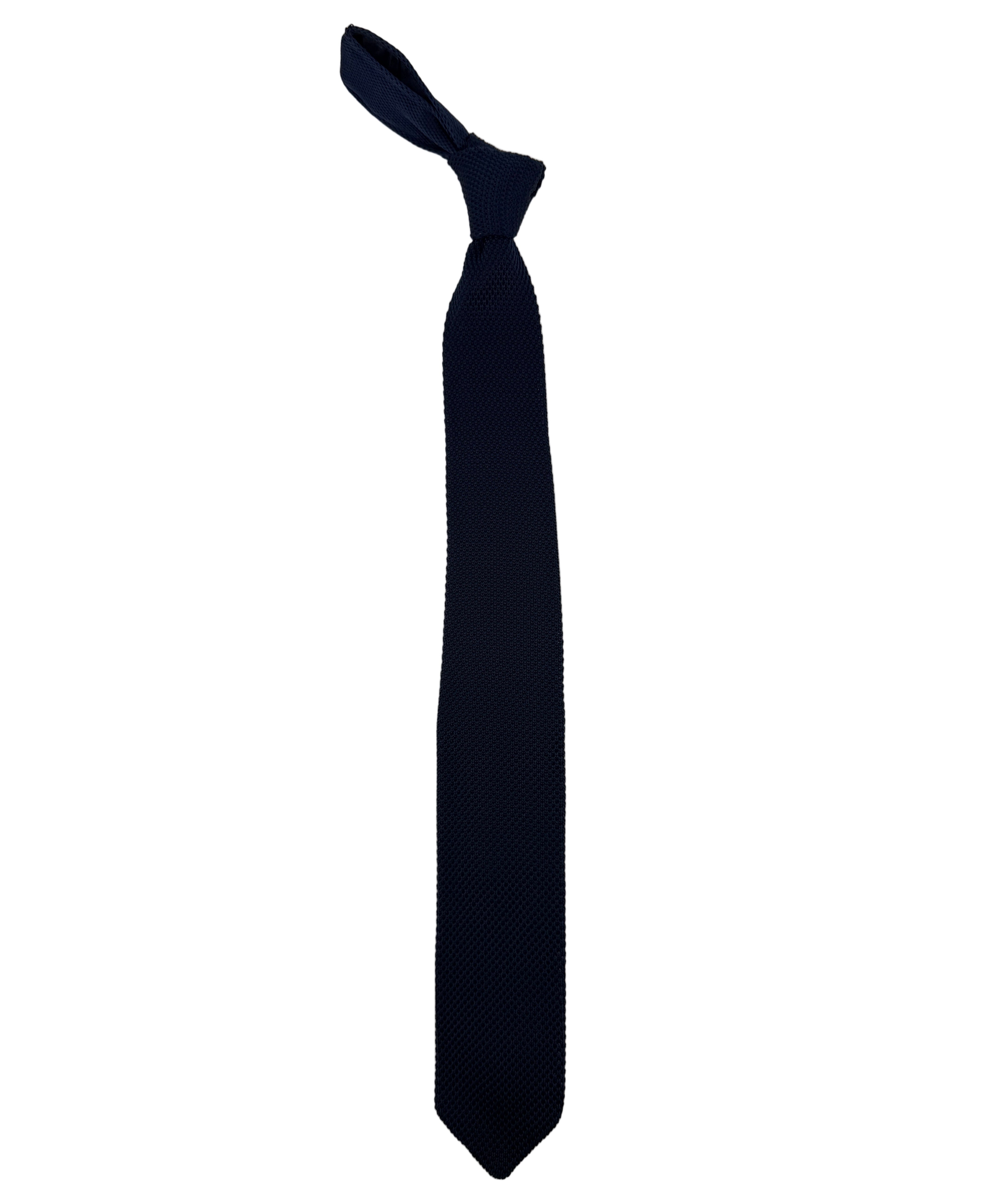Cravate tricotée (Knit Tie) Marine