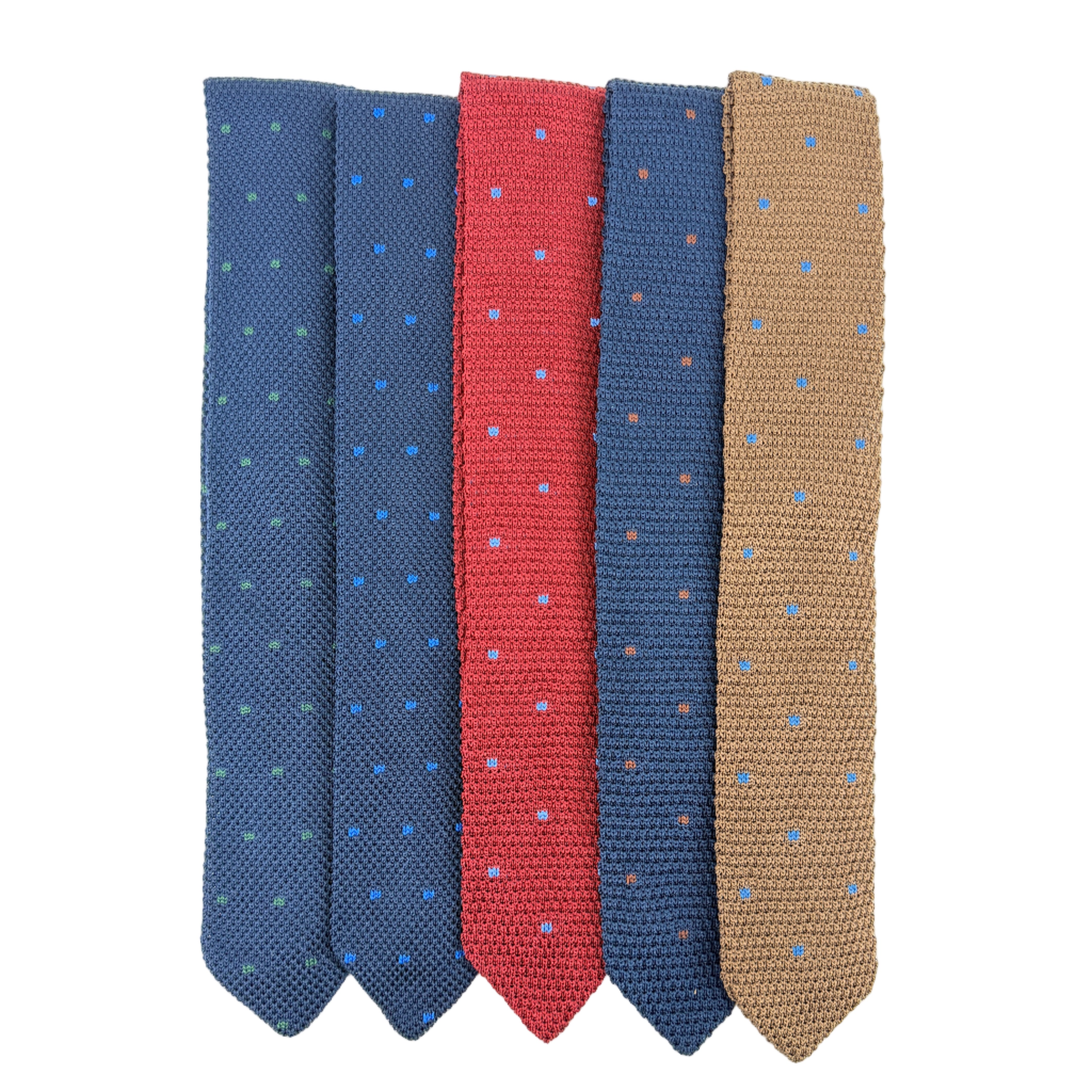 Cravate tricotée (Knit Tie) à pois