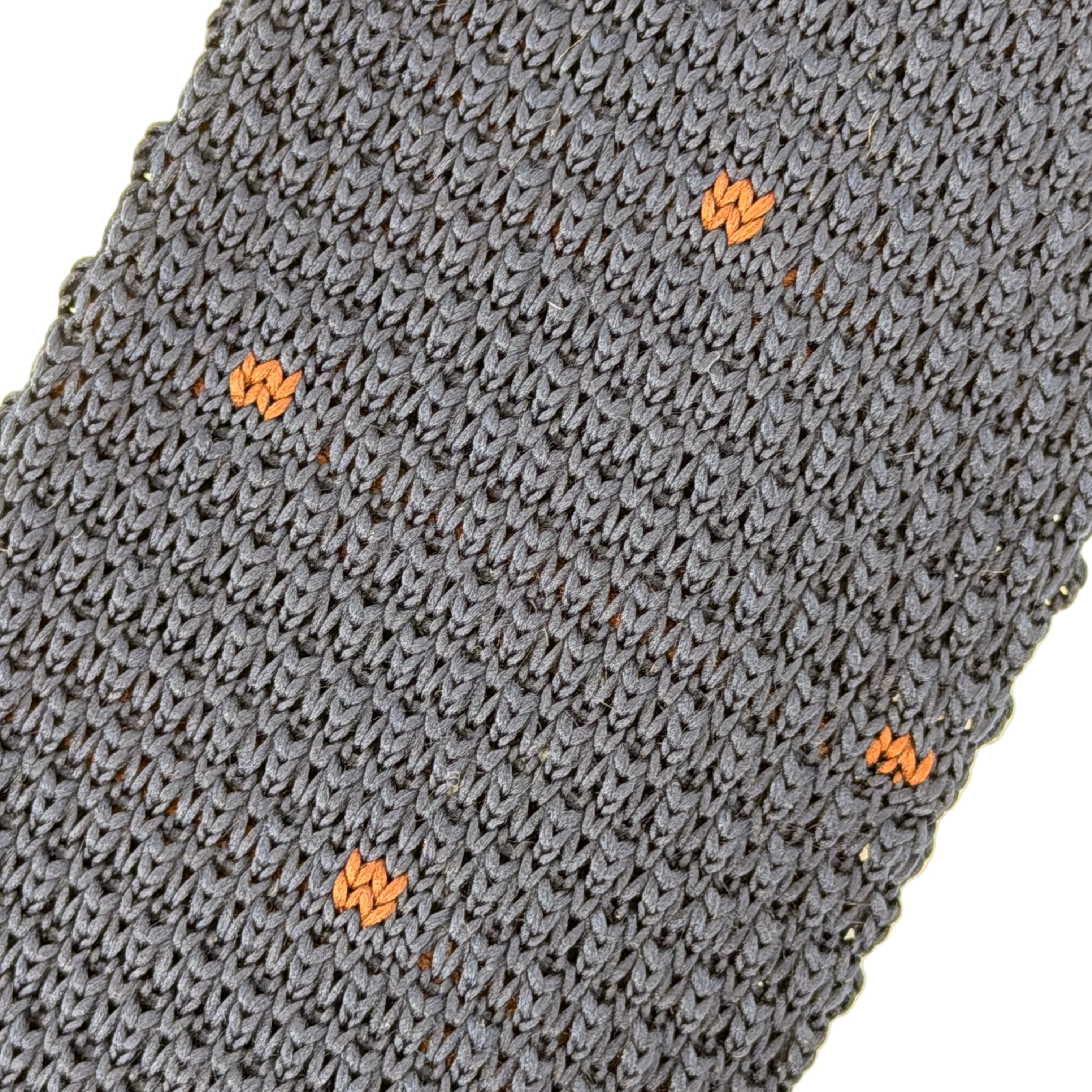 Cravate tricotée (Knit Tie) à pois