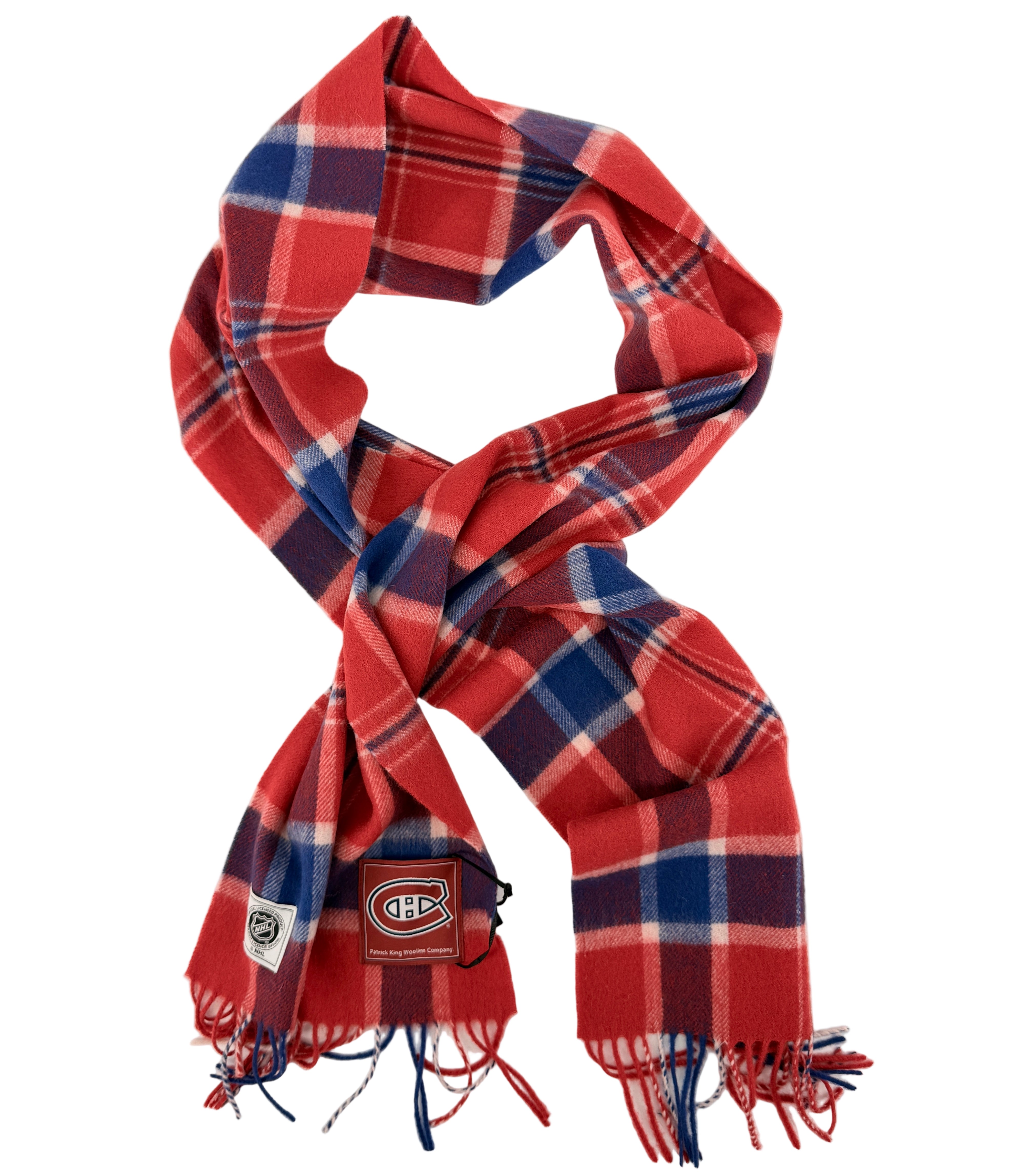 Foulard du Canadien de Montréal en laine d’Agneau